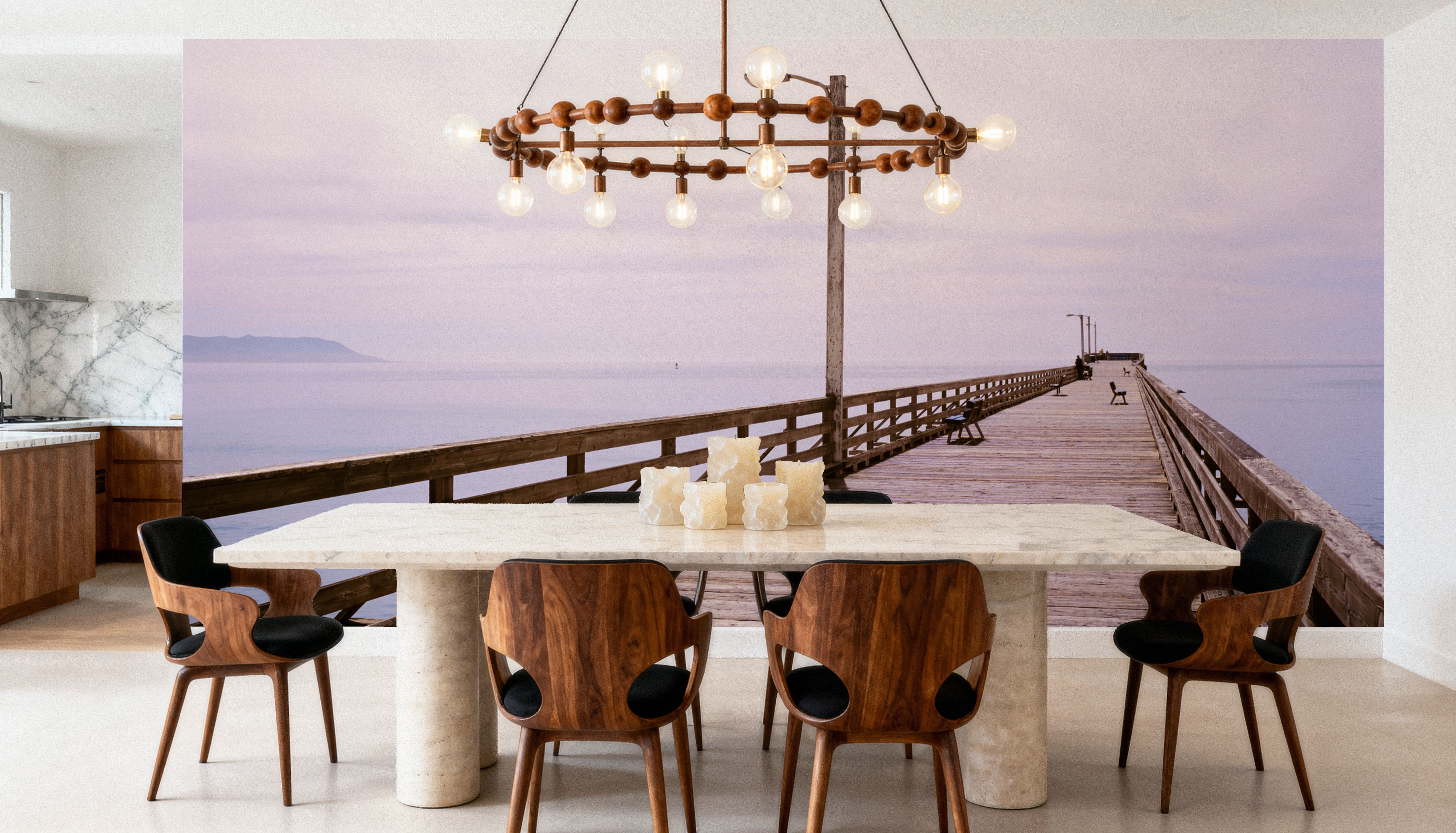 Tranquil Harbor Pier