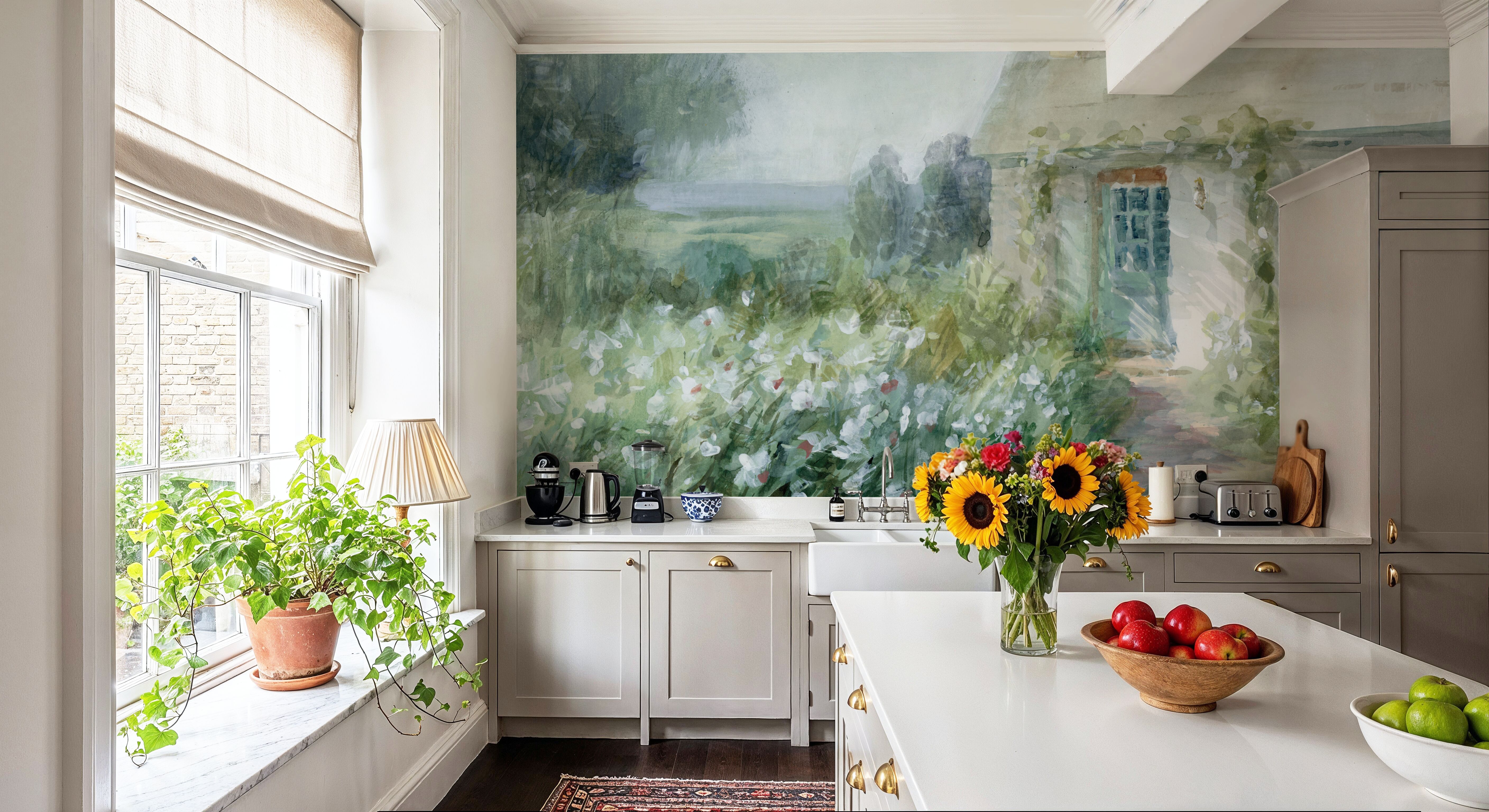 Serene Cottage, Wallpaper