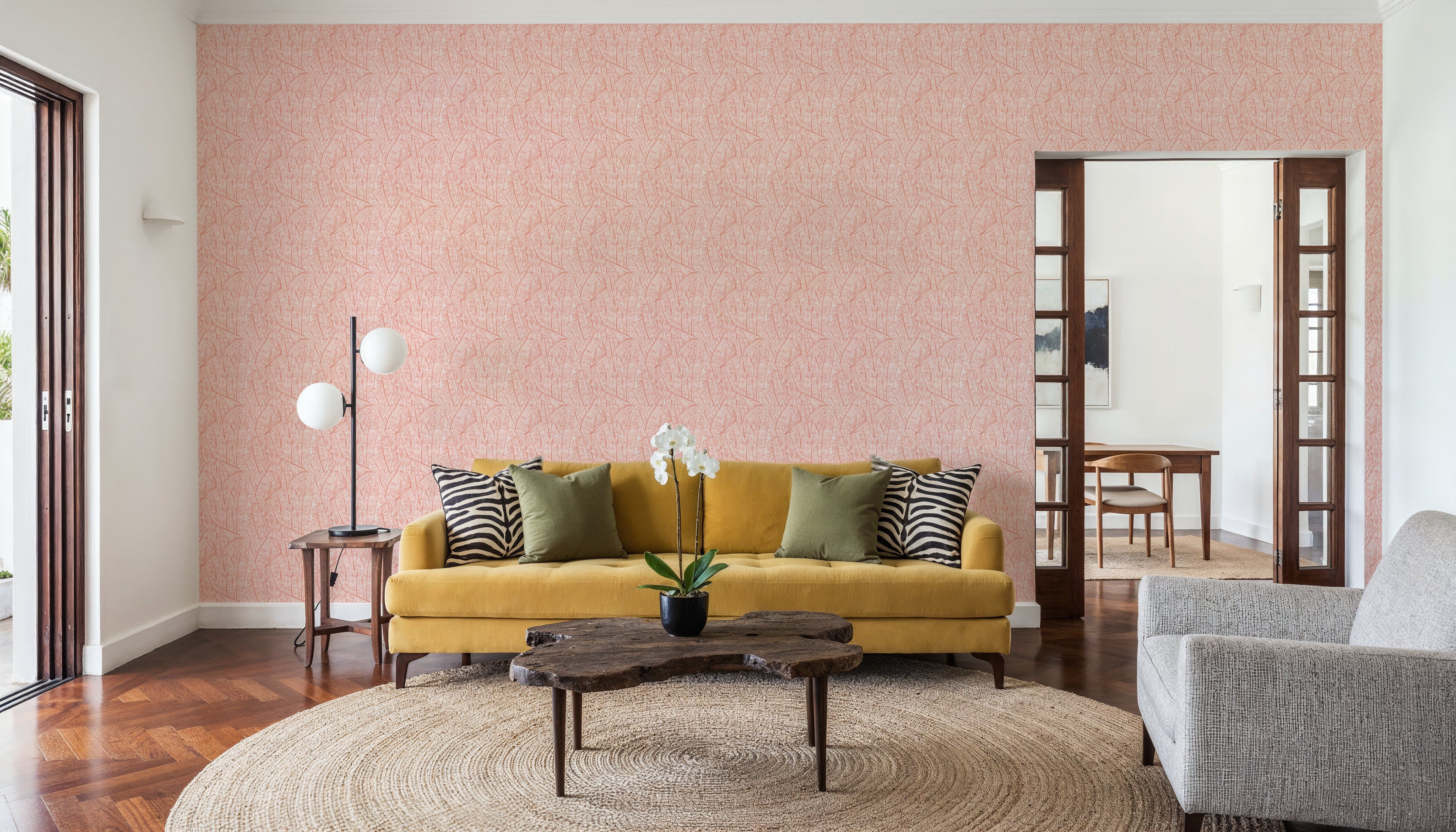 Banana Leaf Camo, Peach