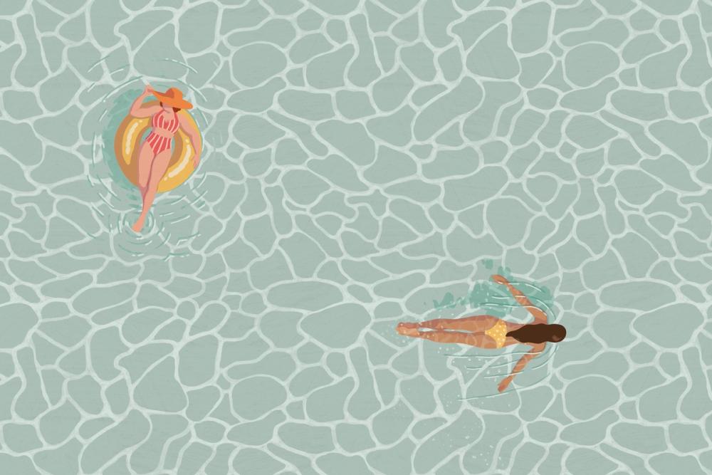 Beach Babes Poolside