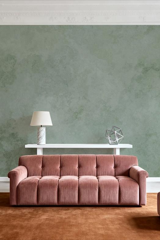 Subtle Plaster Wall, Light Green