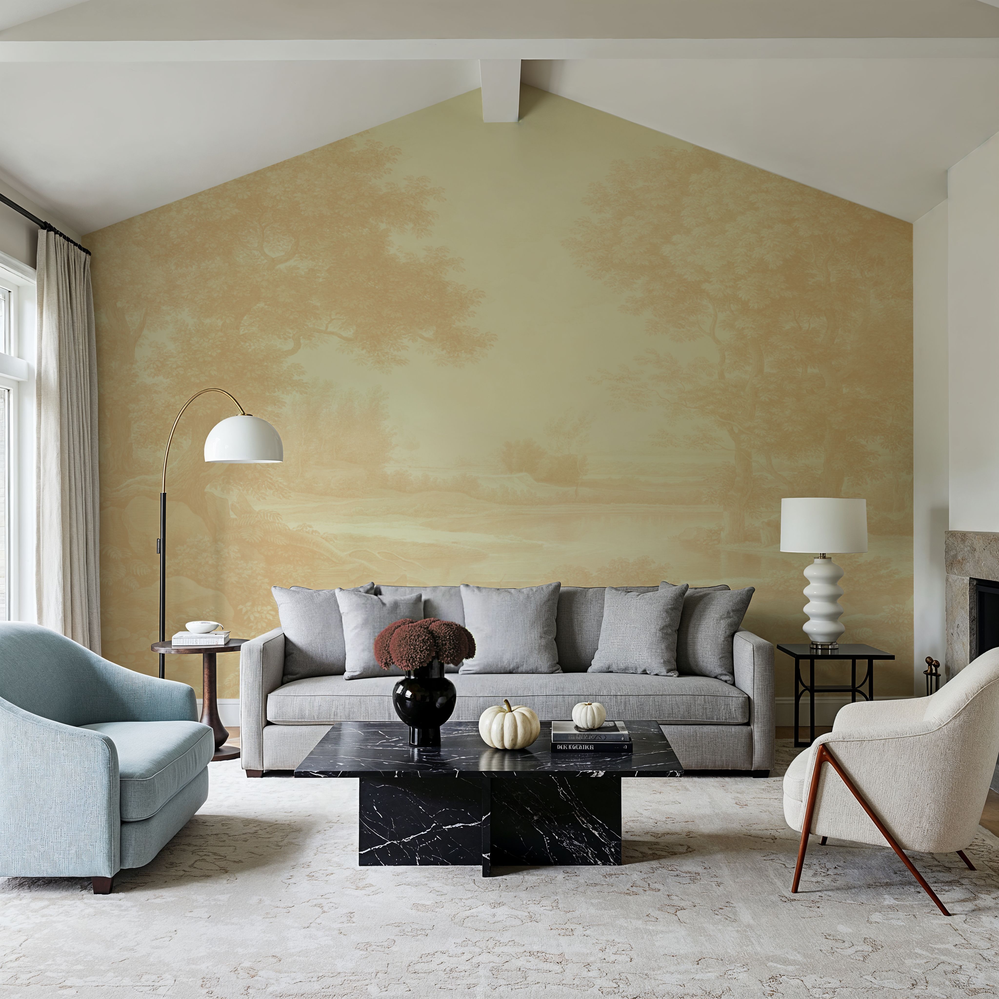 Riverbank Oak Landscape, Oat