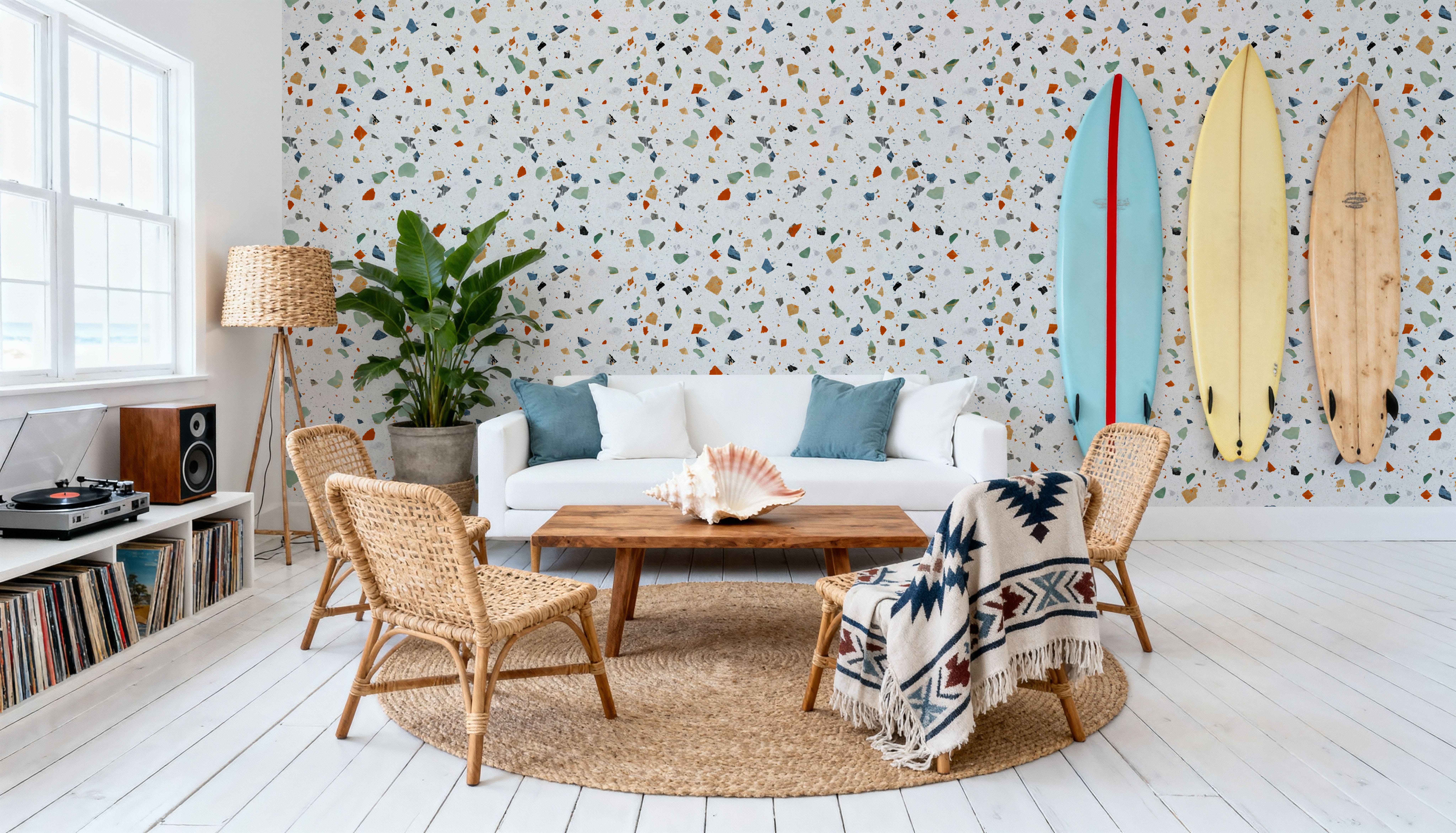 Terrazzo Multi Small, Chalk