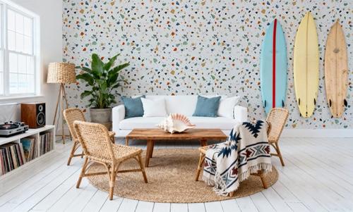 Terrazzo Multi Small, Chalk