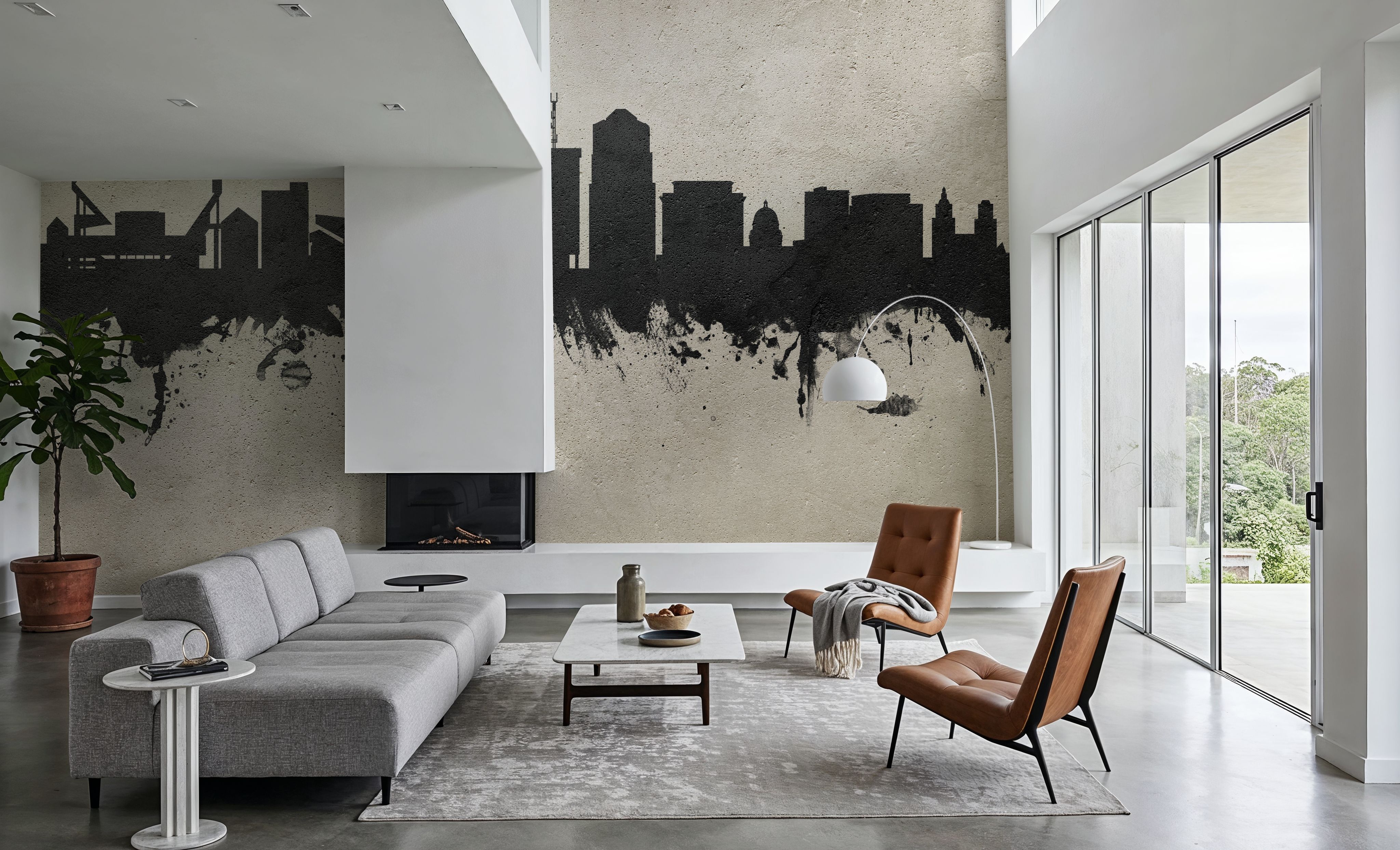 Tucson Arizona Skyline Concrete, Carte da parati