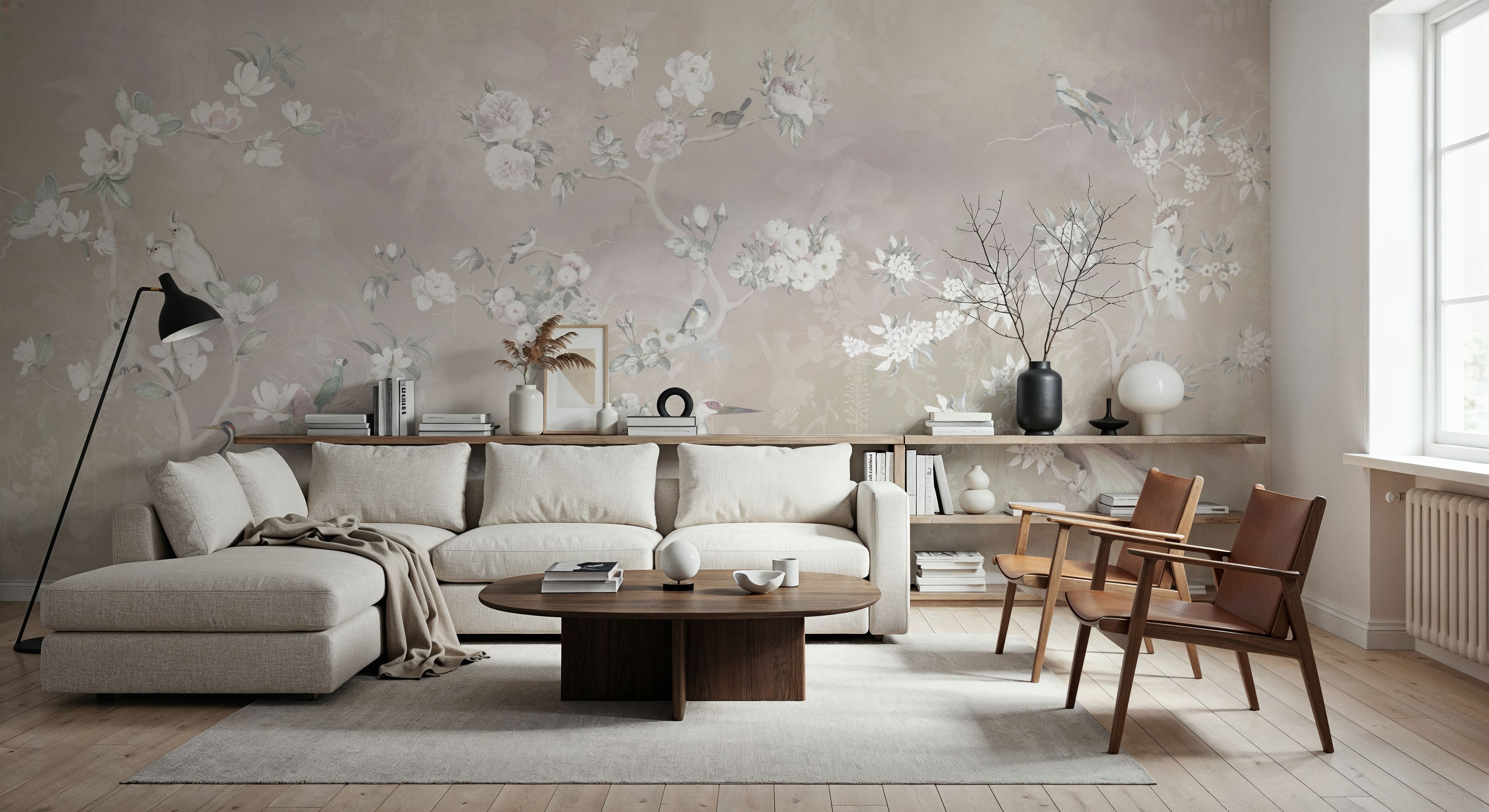 White Garden Sepia