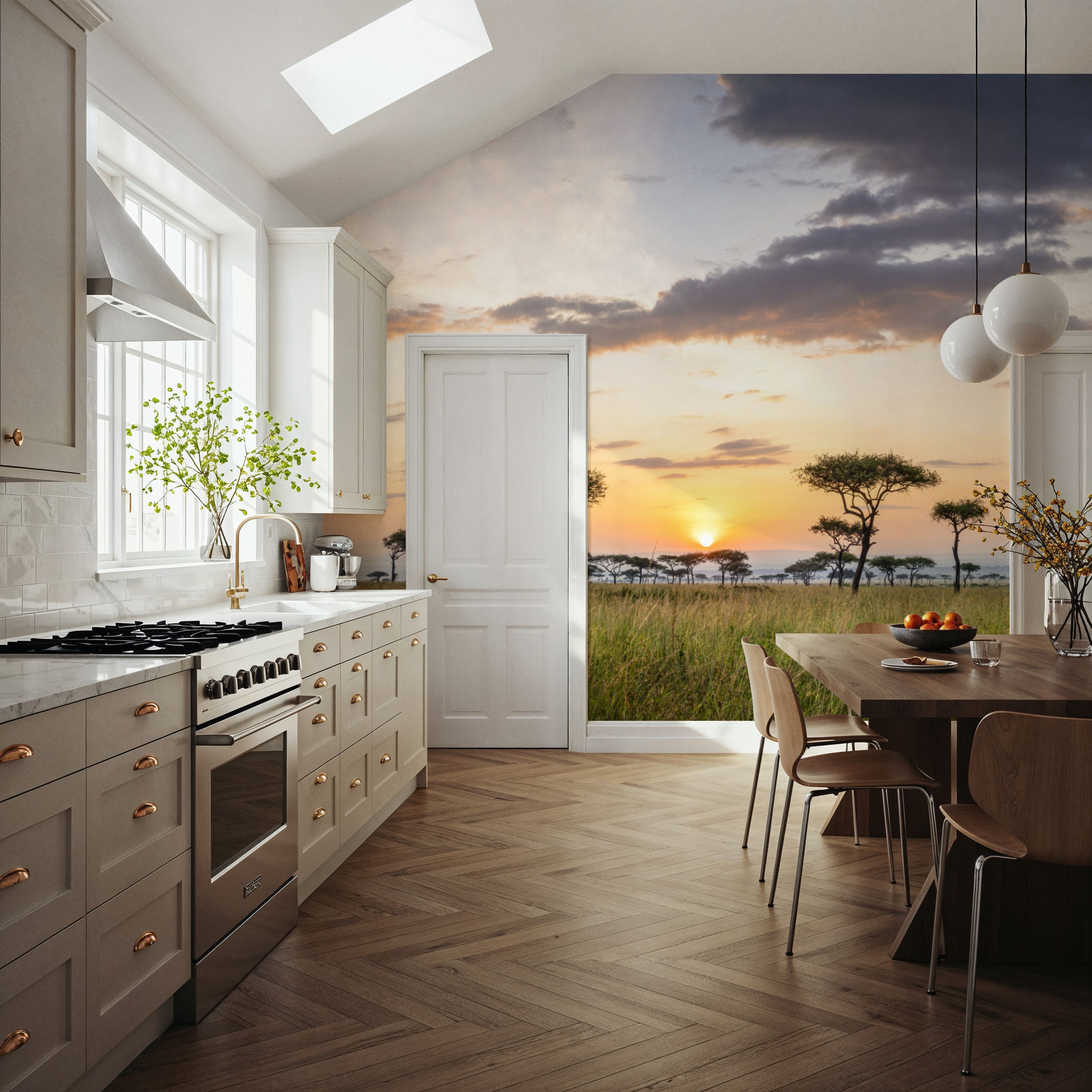 Acacia Trees Sunrise