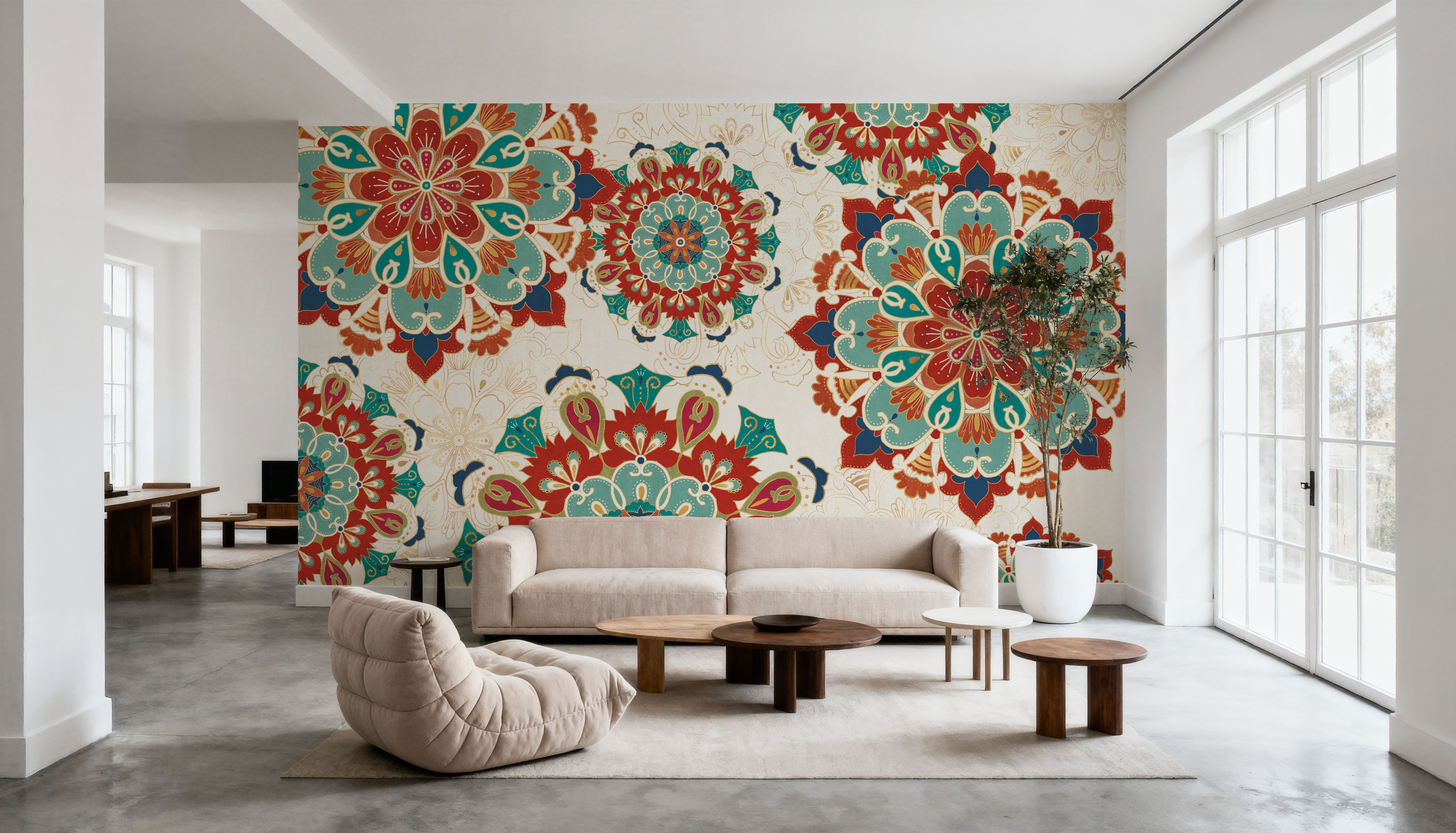 Folk Floral VIII