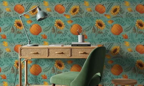 Pumpkin Harvest Blue