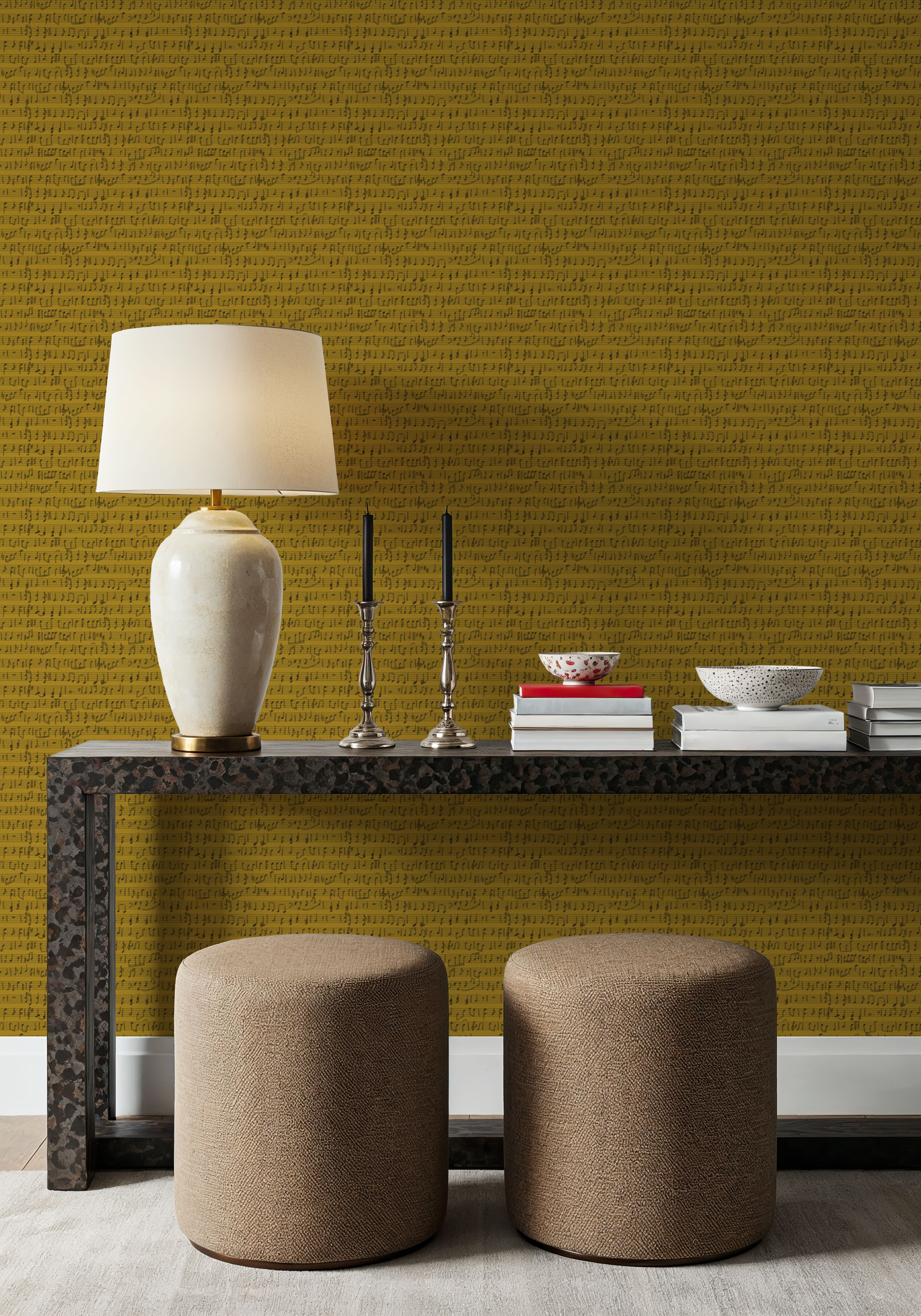 Notes On A Score, Sunflower, Papier peint