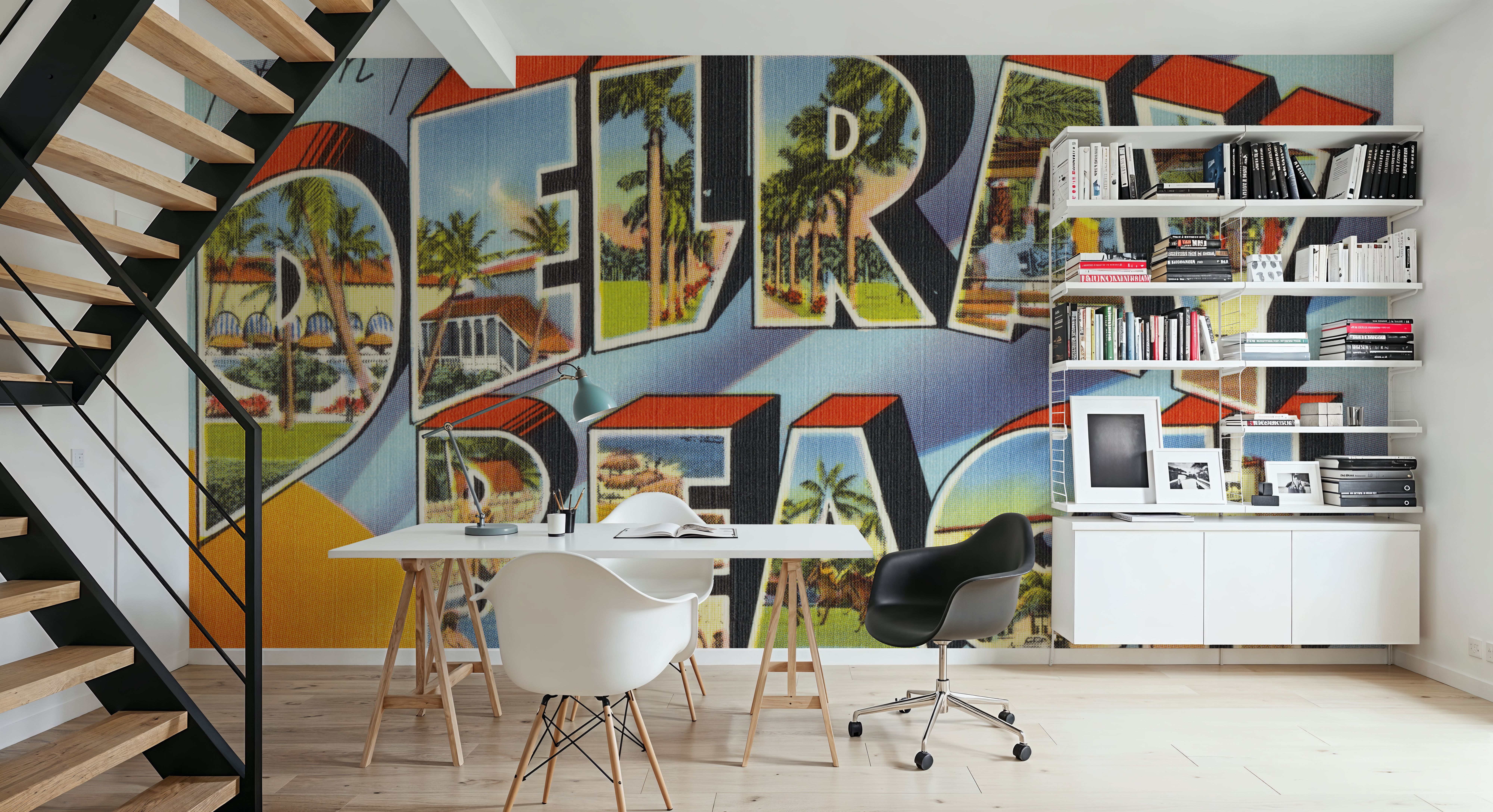 Greetings from Delray Beach - Screenprint Postcard