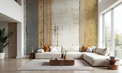 Beachscape VIII Gold Neutral