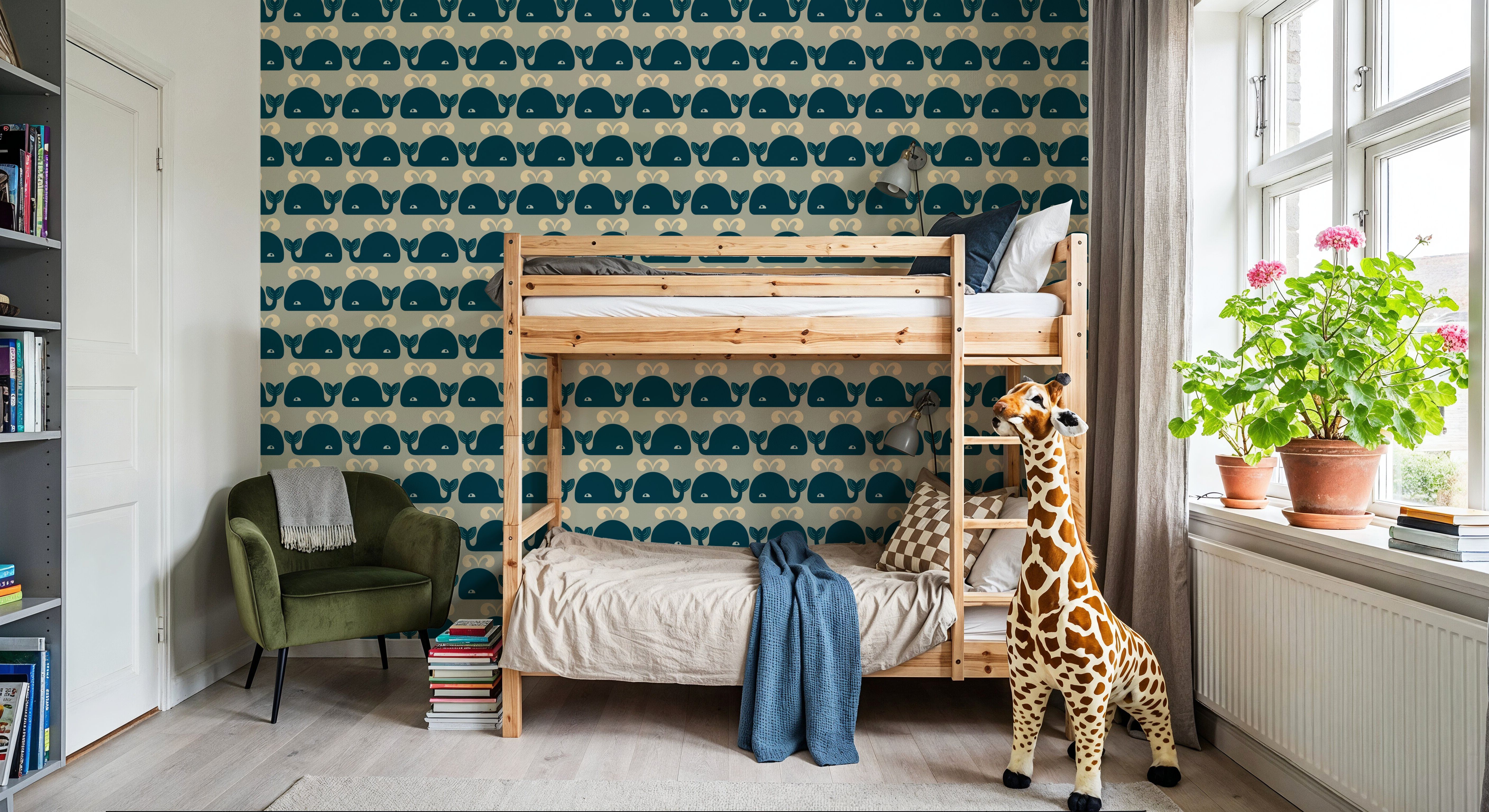 Wandering Whales, Teal