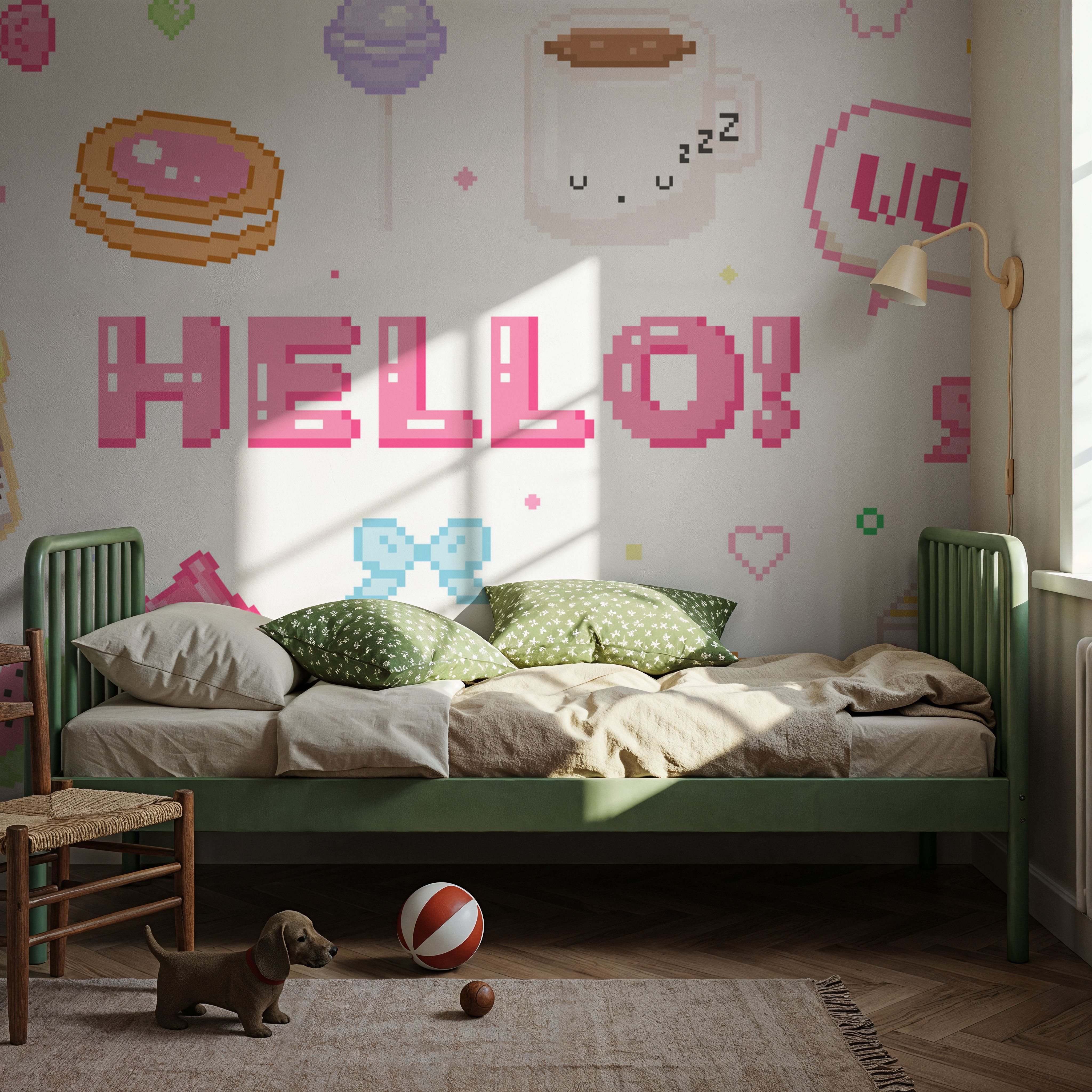 Cute Pixel Hello Light