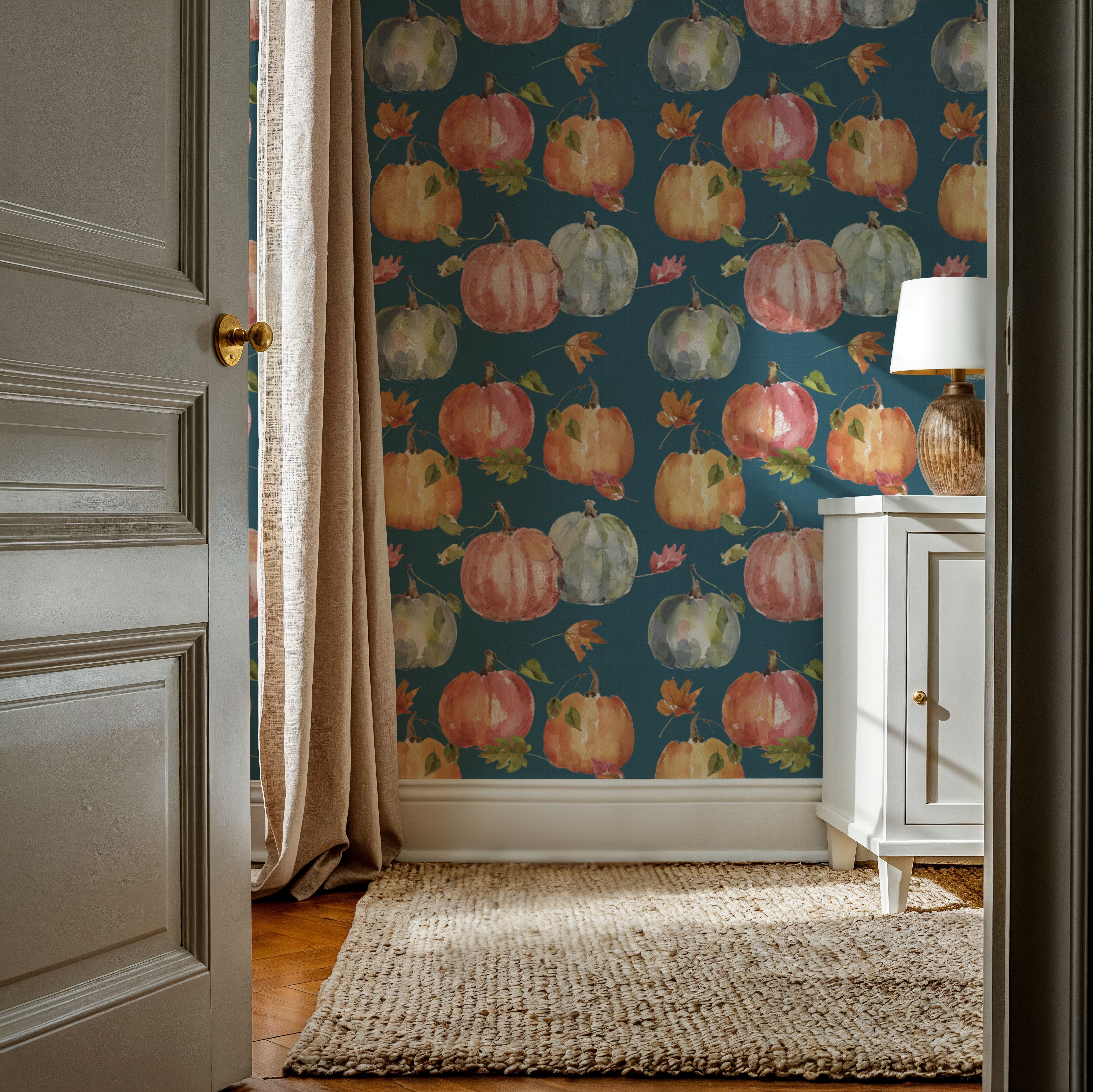 Time to Share Pumpkins Blue