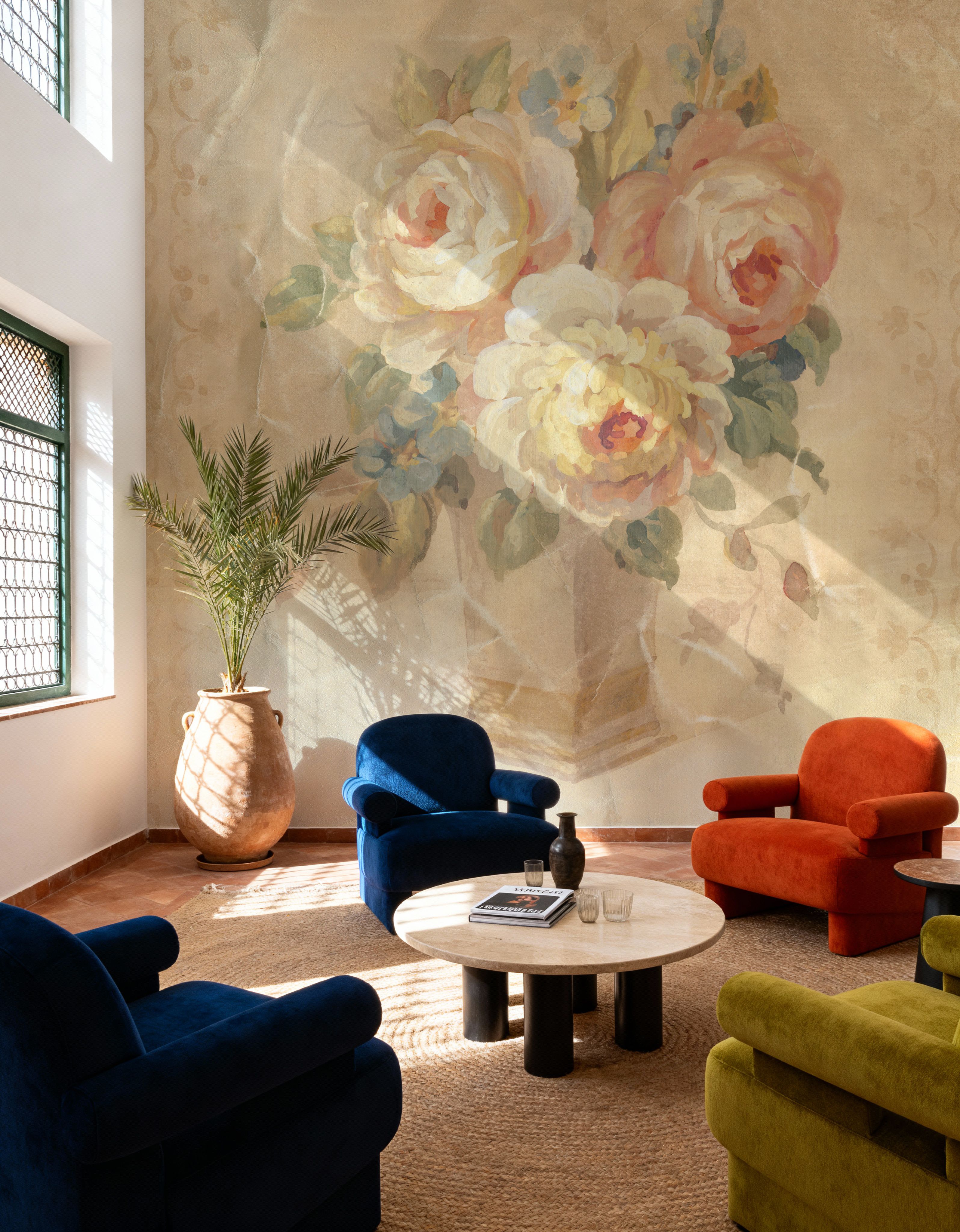 Faded Pink White Roses