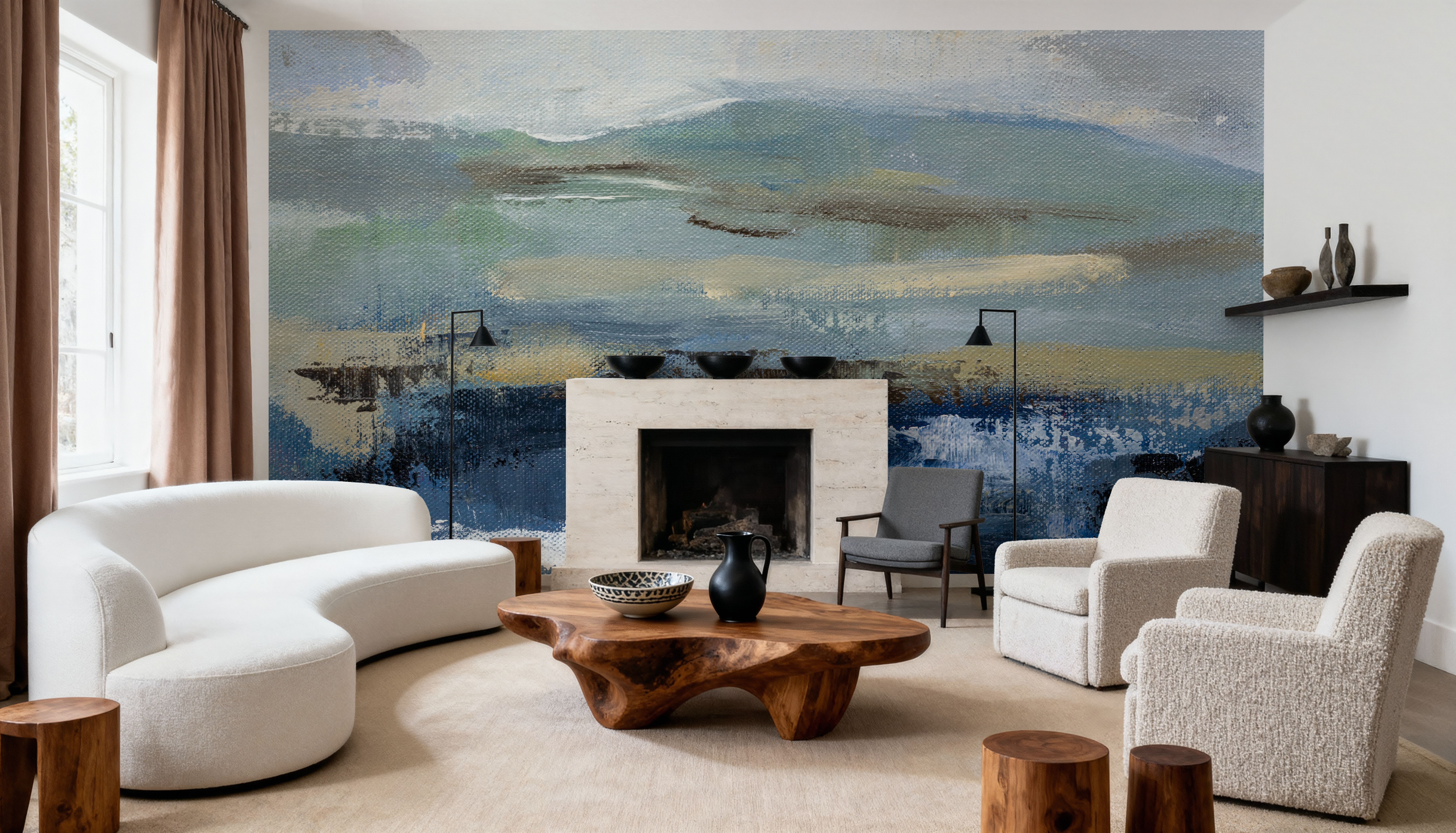 April Mountain River II