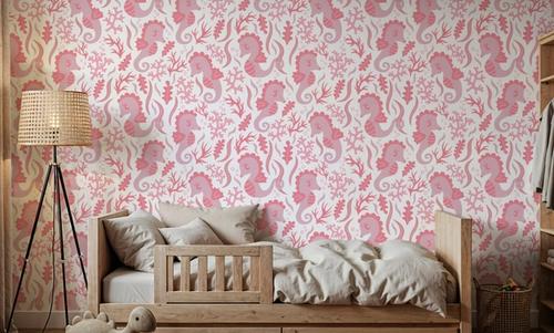 Sweet Seahorses, Pink