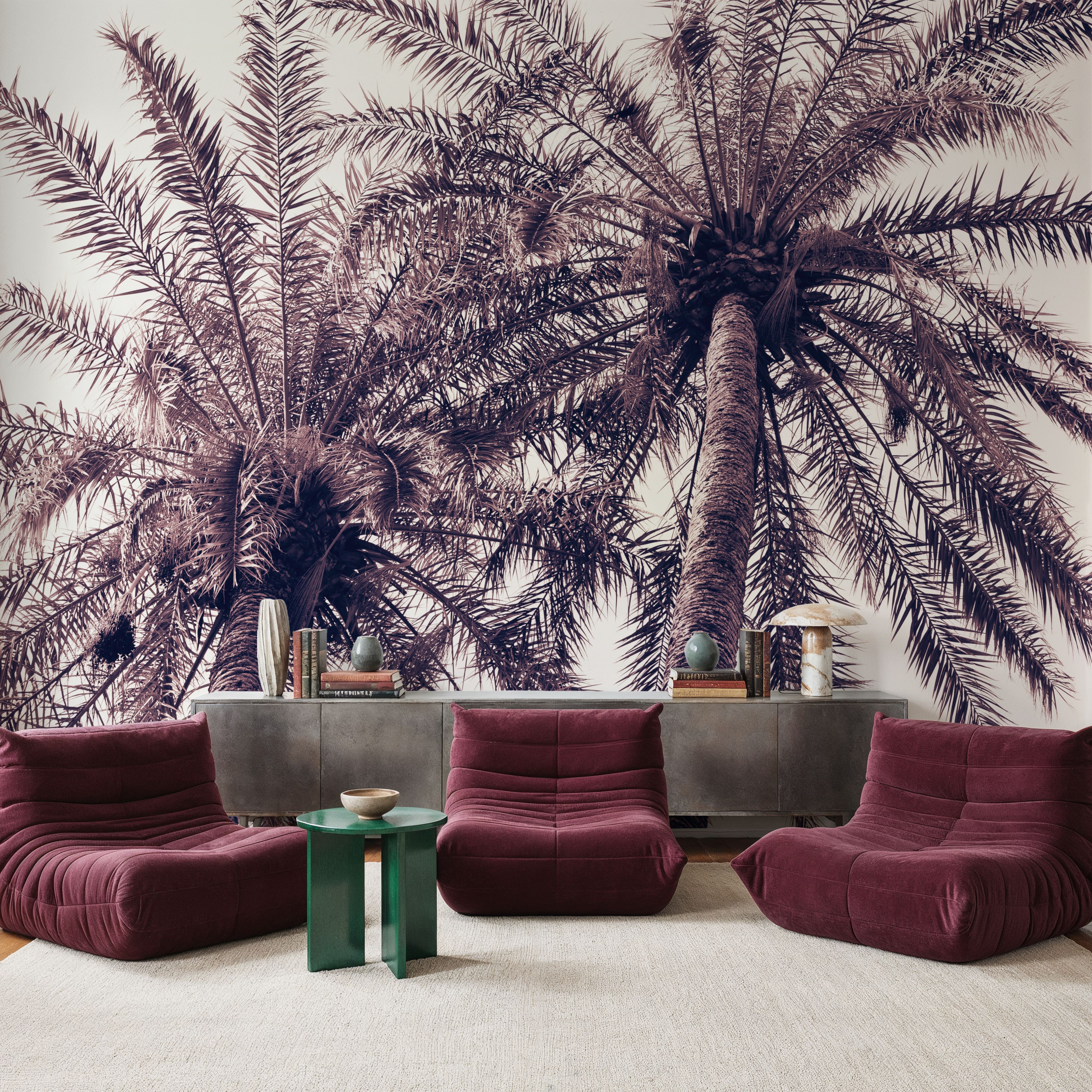 Pink Palms Horizontal