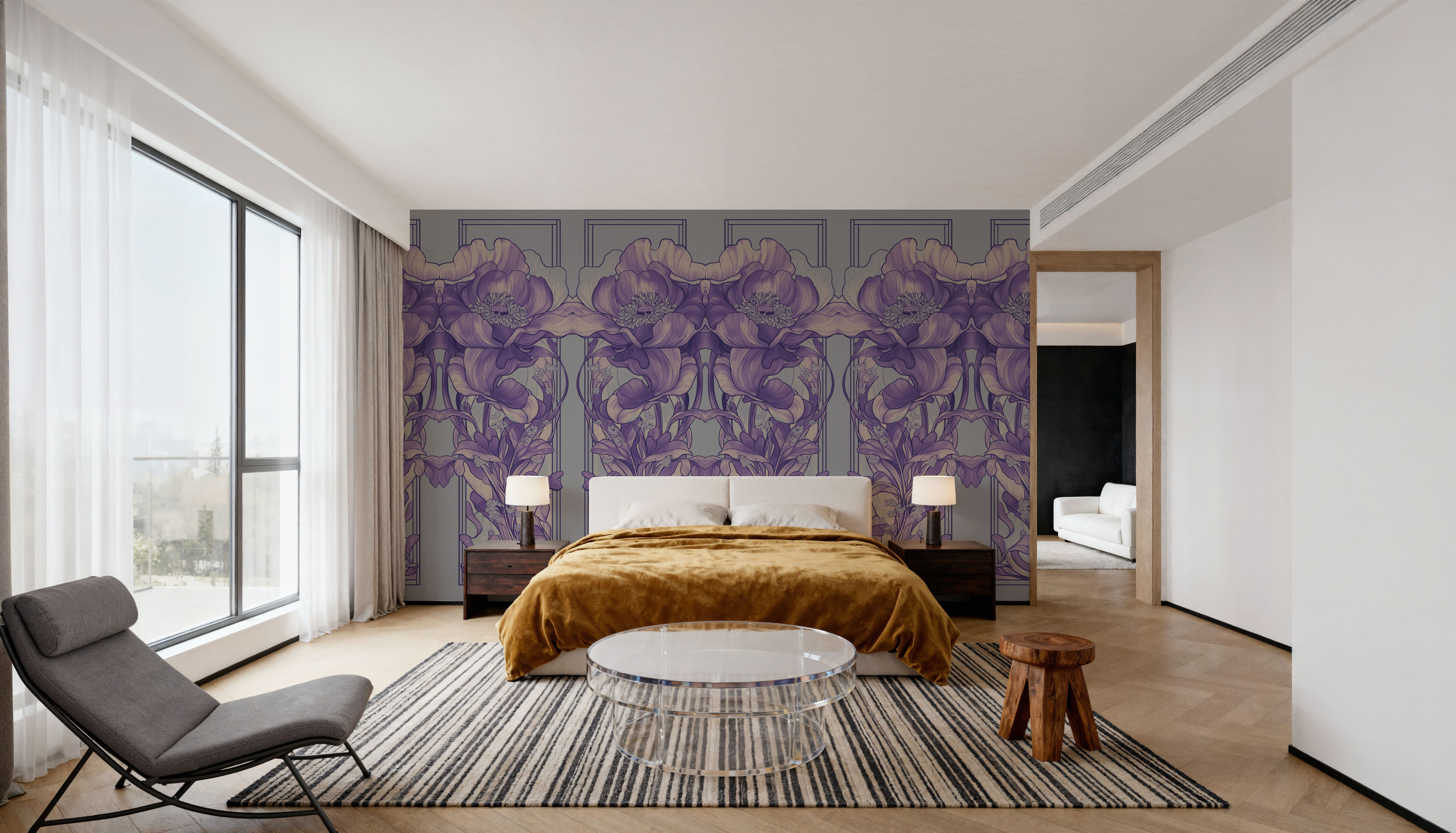 Escaping the Frame Purple