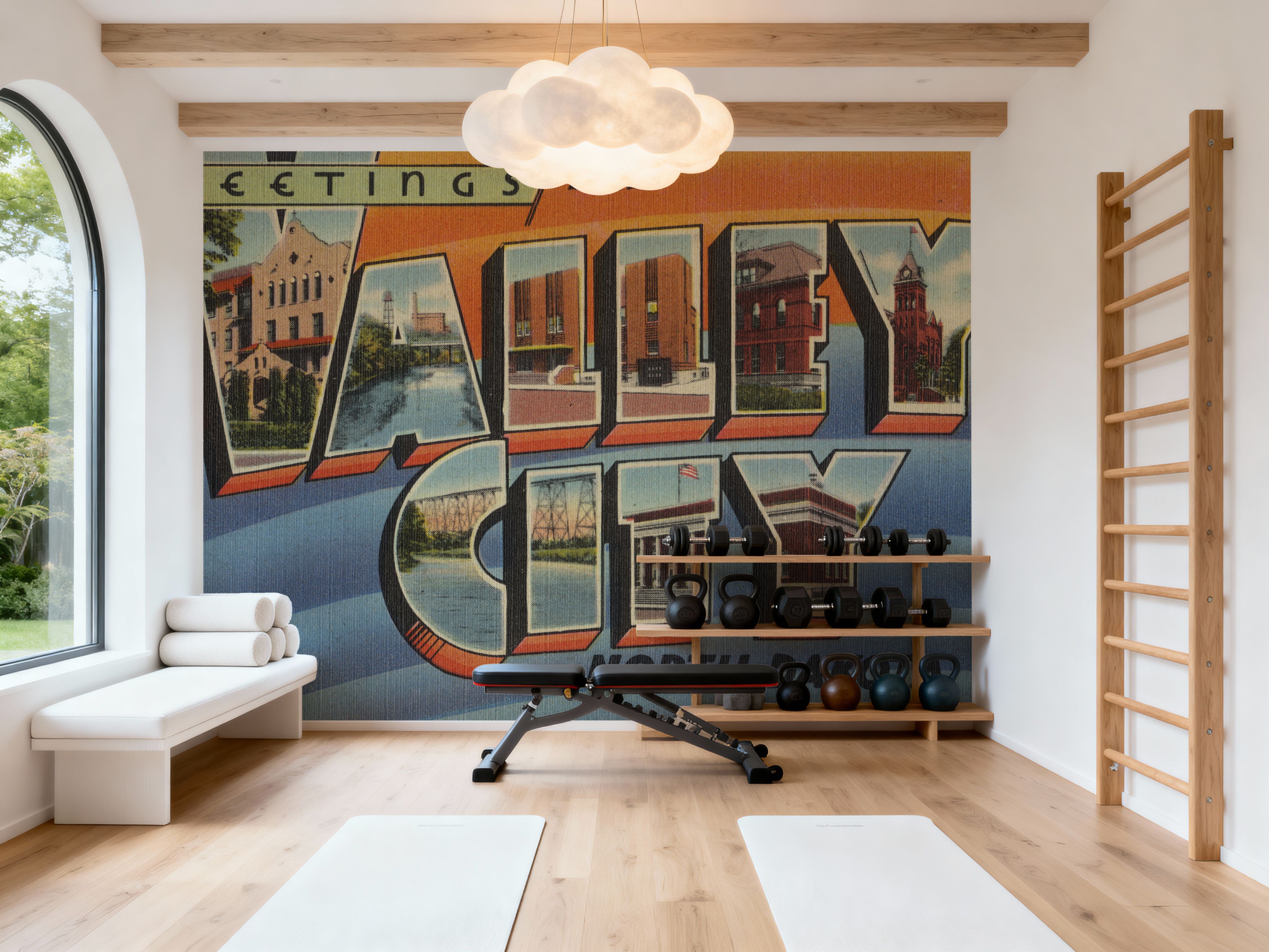 Greetings from Valley City - Screenprint Postcard