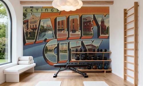 Greetings from Valley City - Screenprint Postcard