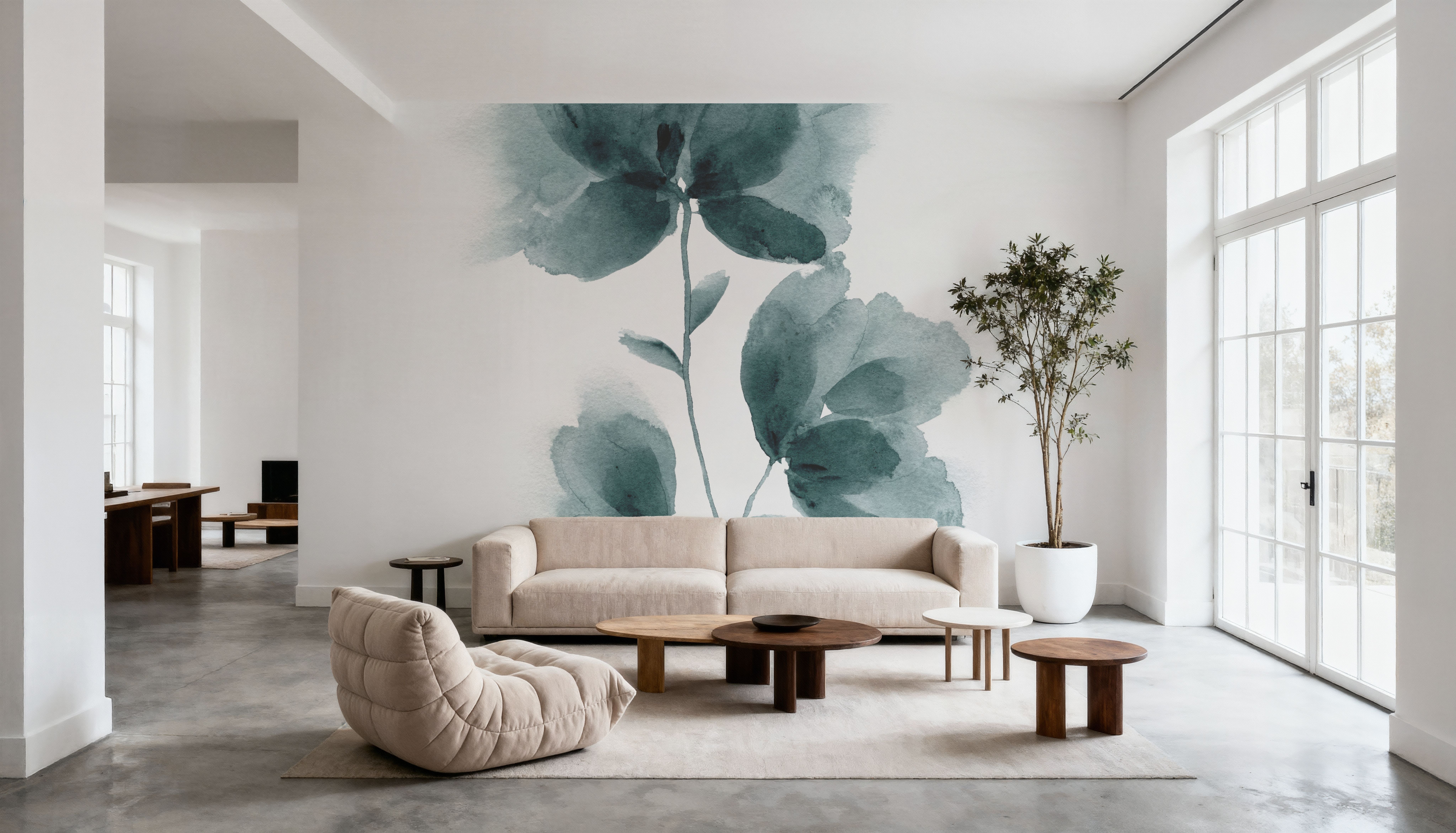 Tranquil Blossom I, Papier peint