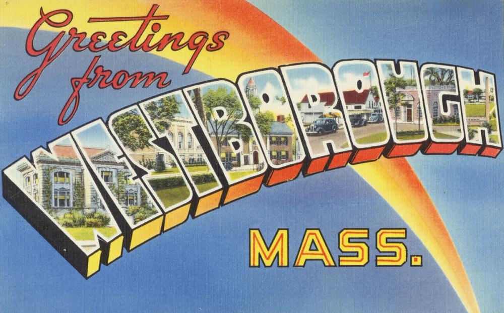 Greetings from Westborough - Screenprint Postcard