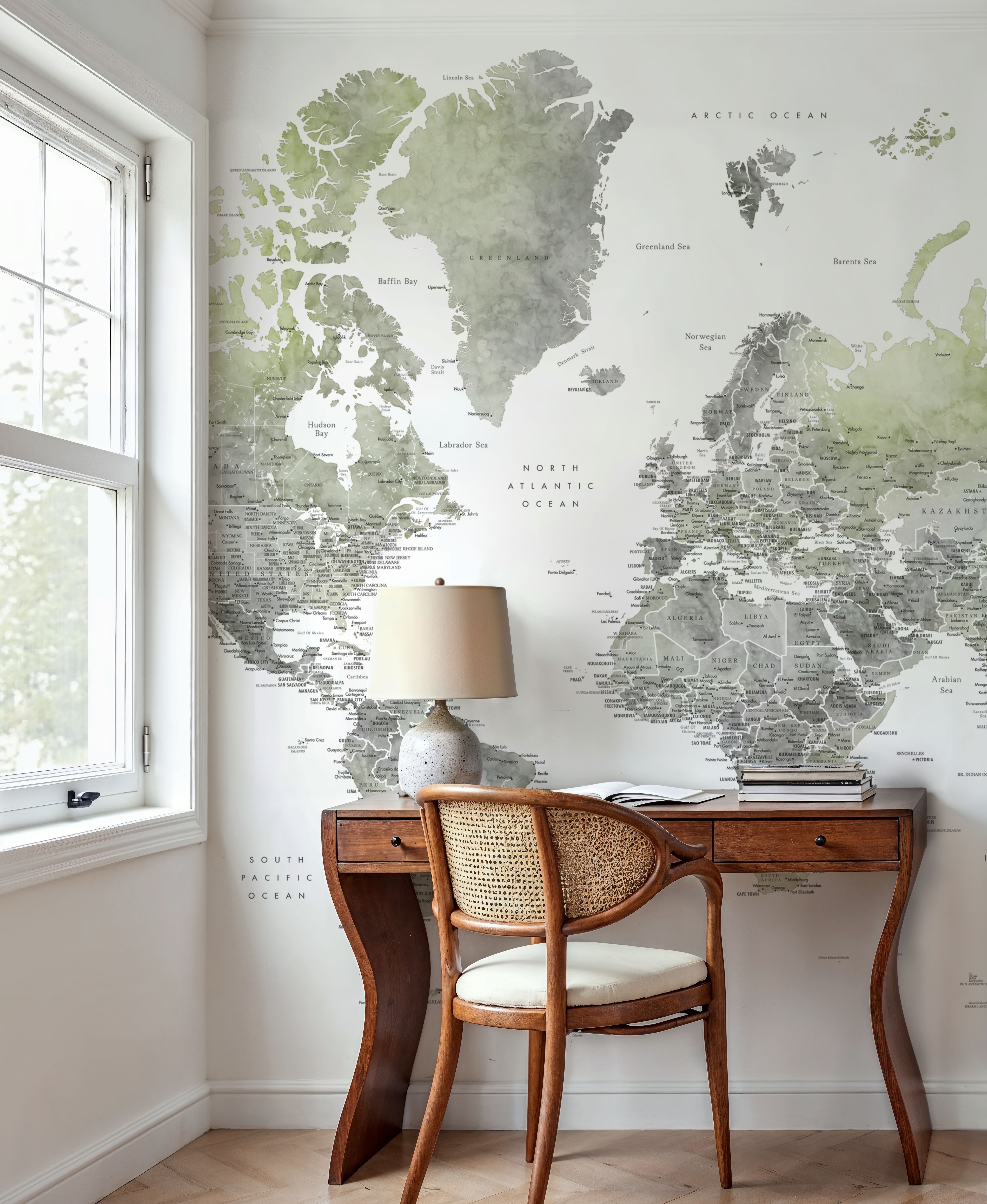 World Map Cities - Hollace