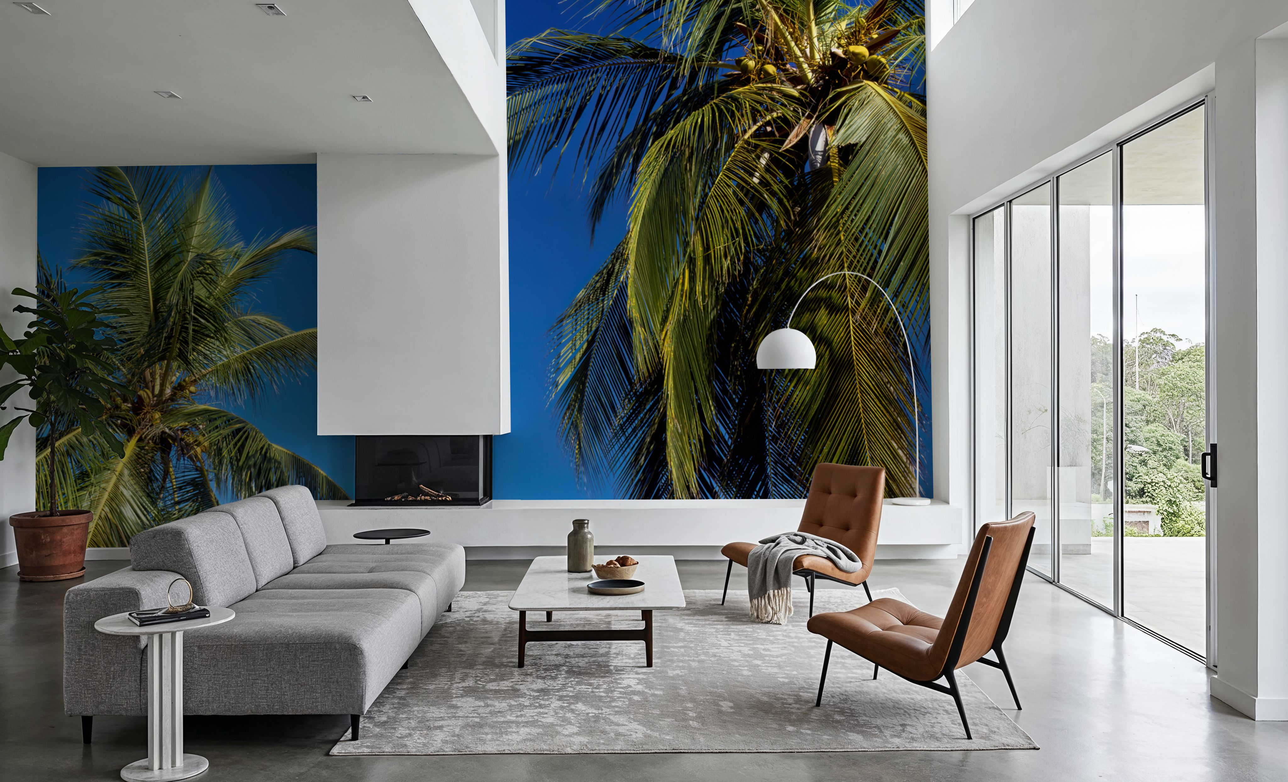 Azure Palms Horizontal