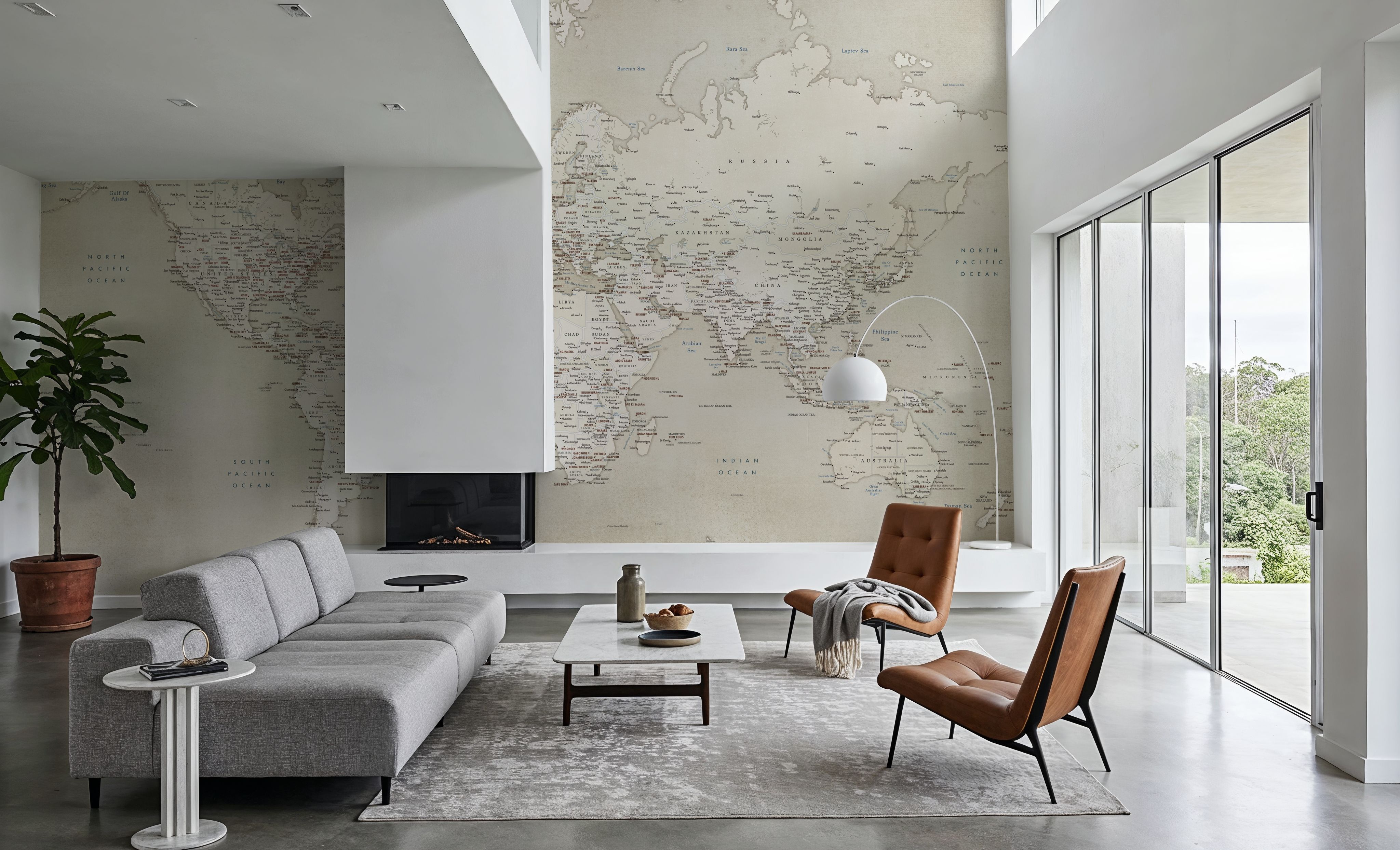 World Map Cities - Gentry