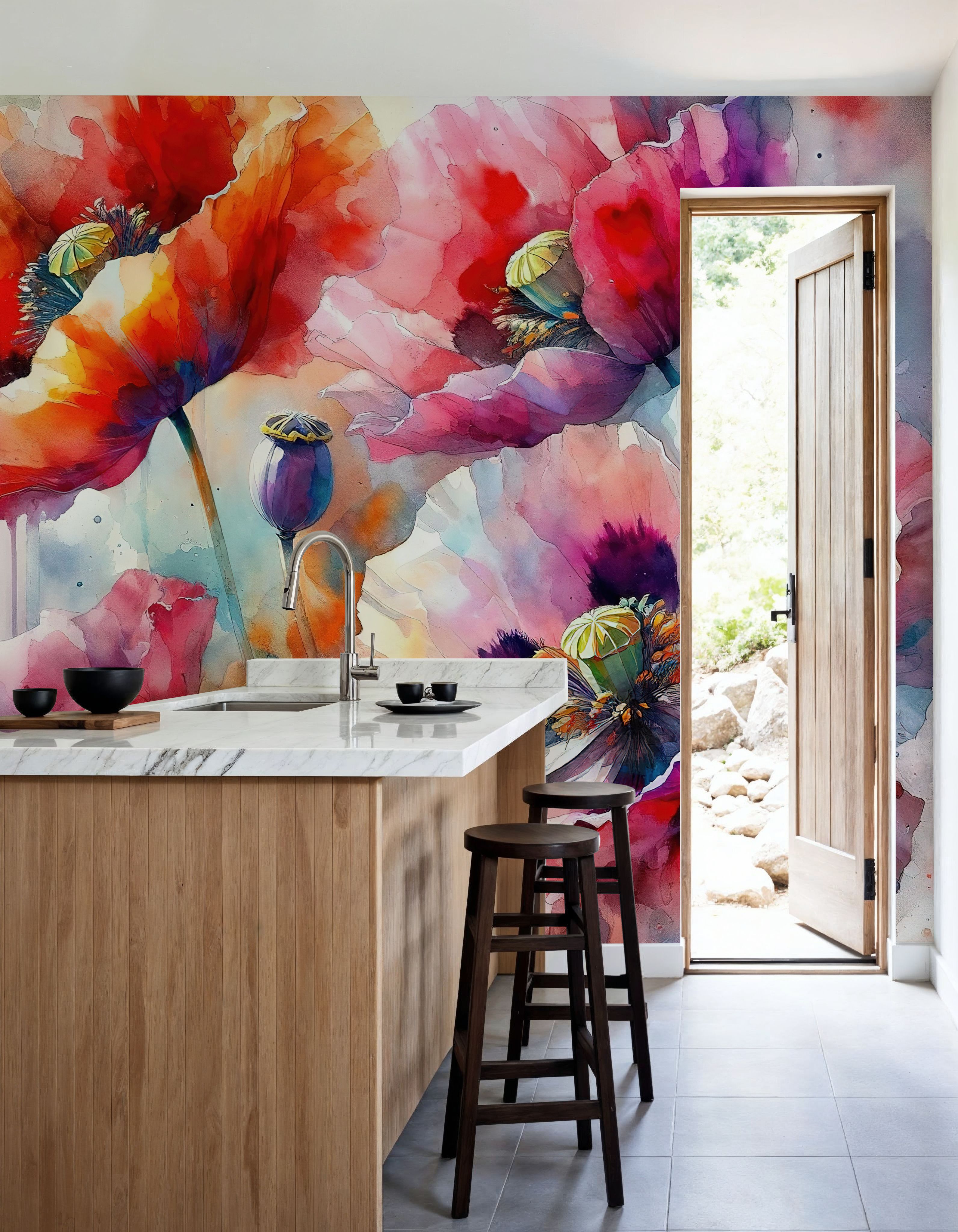 Intense Floral Radiance