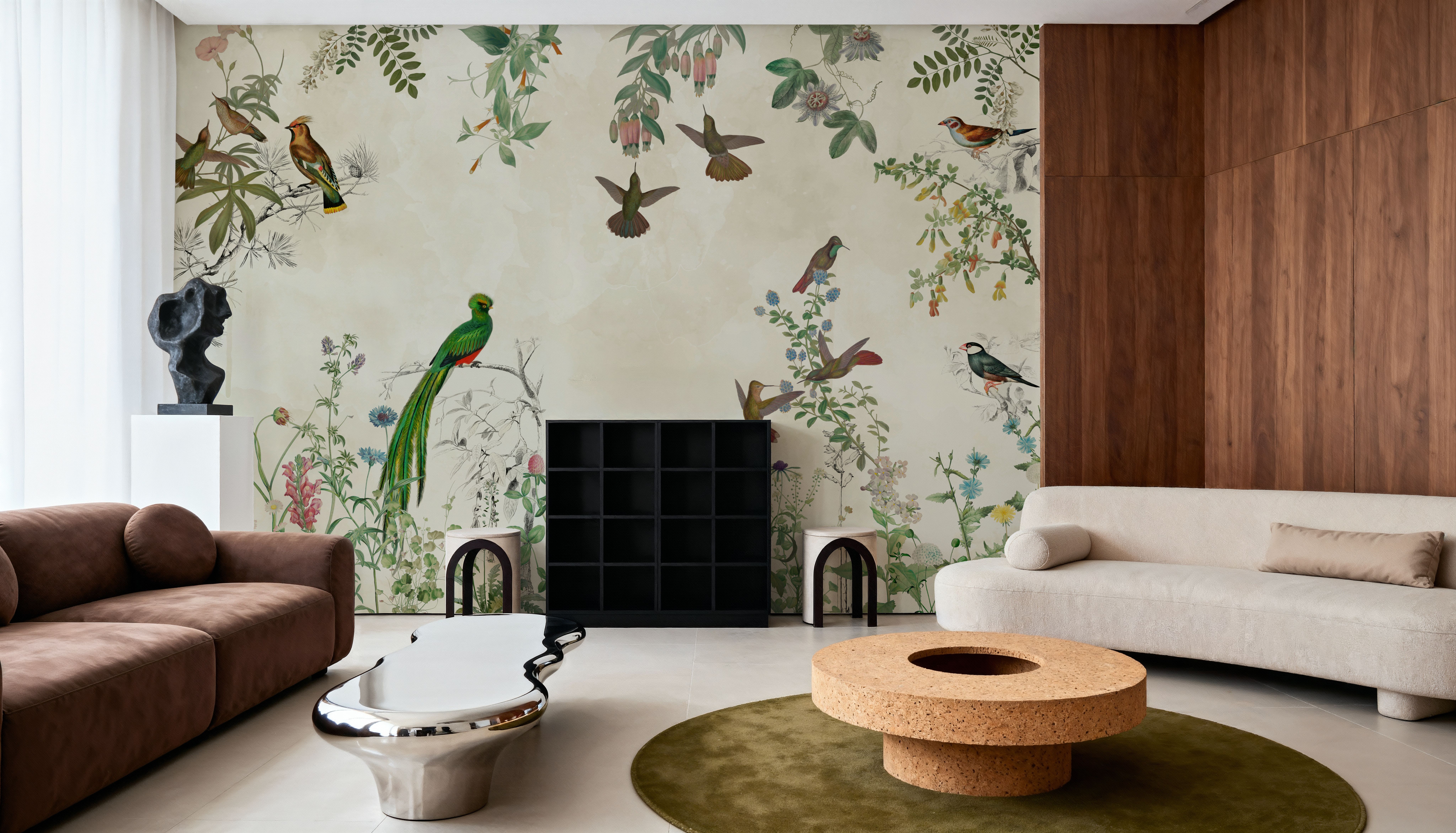 Fields of Birds and Flowers
