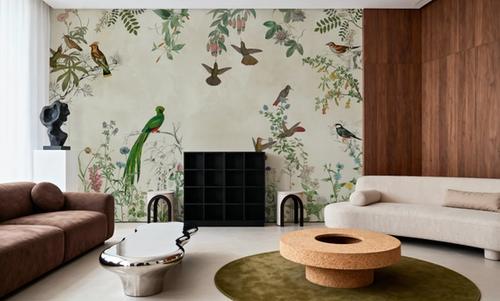 Fields of Birds and Flowers