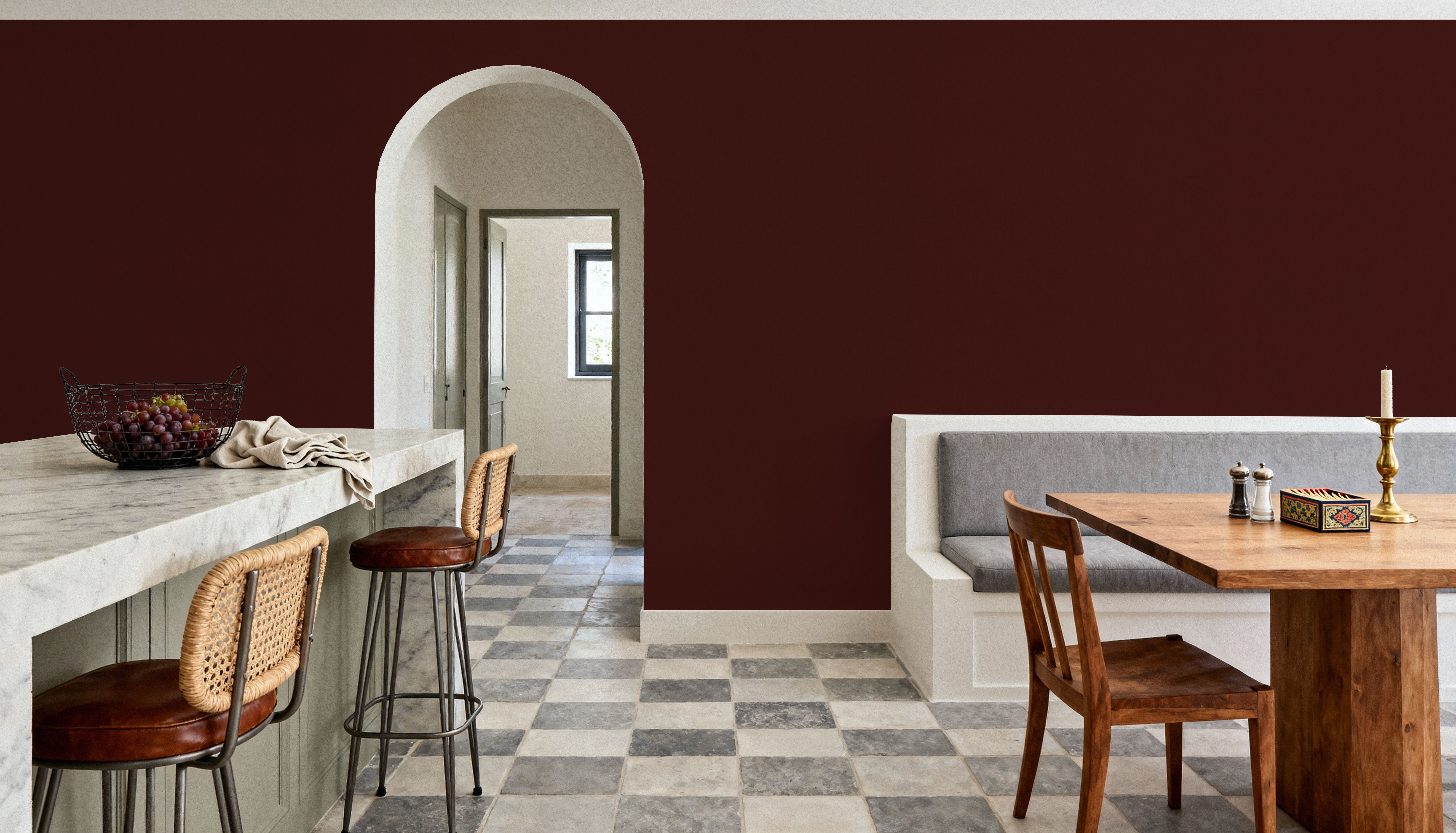 Linen Mist Bright Collection, Merlot