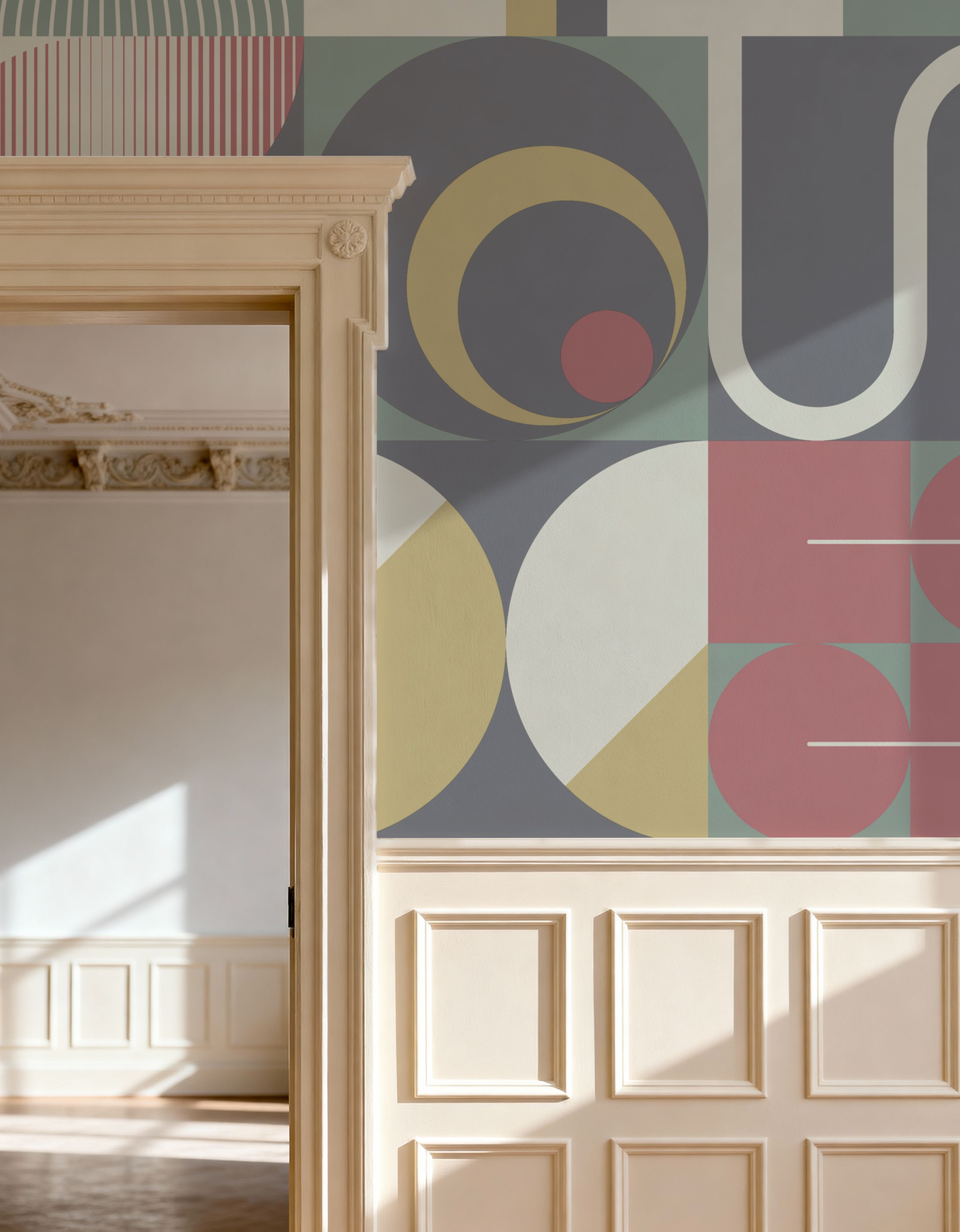 Bauhaus Geometric, Muted