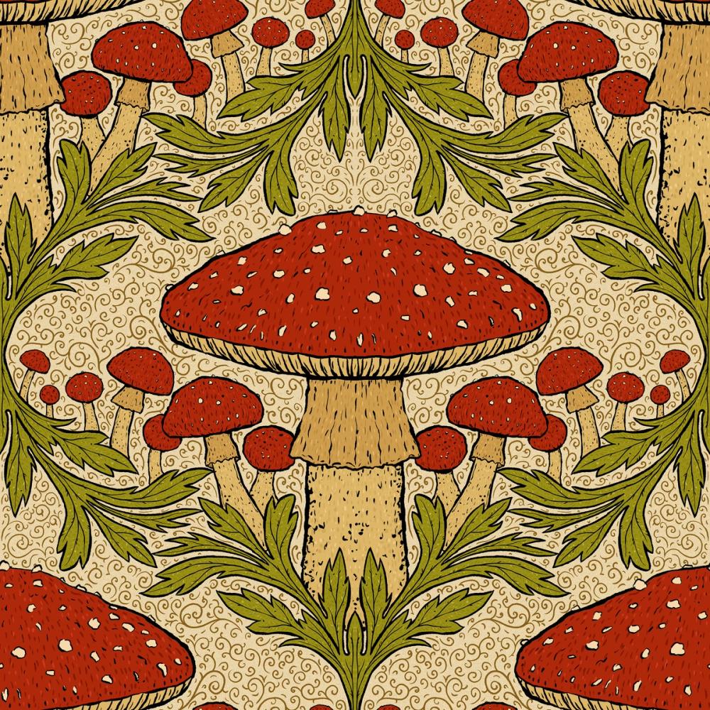 Heritage Toadstool, Red