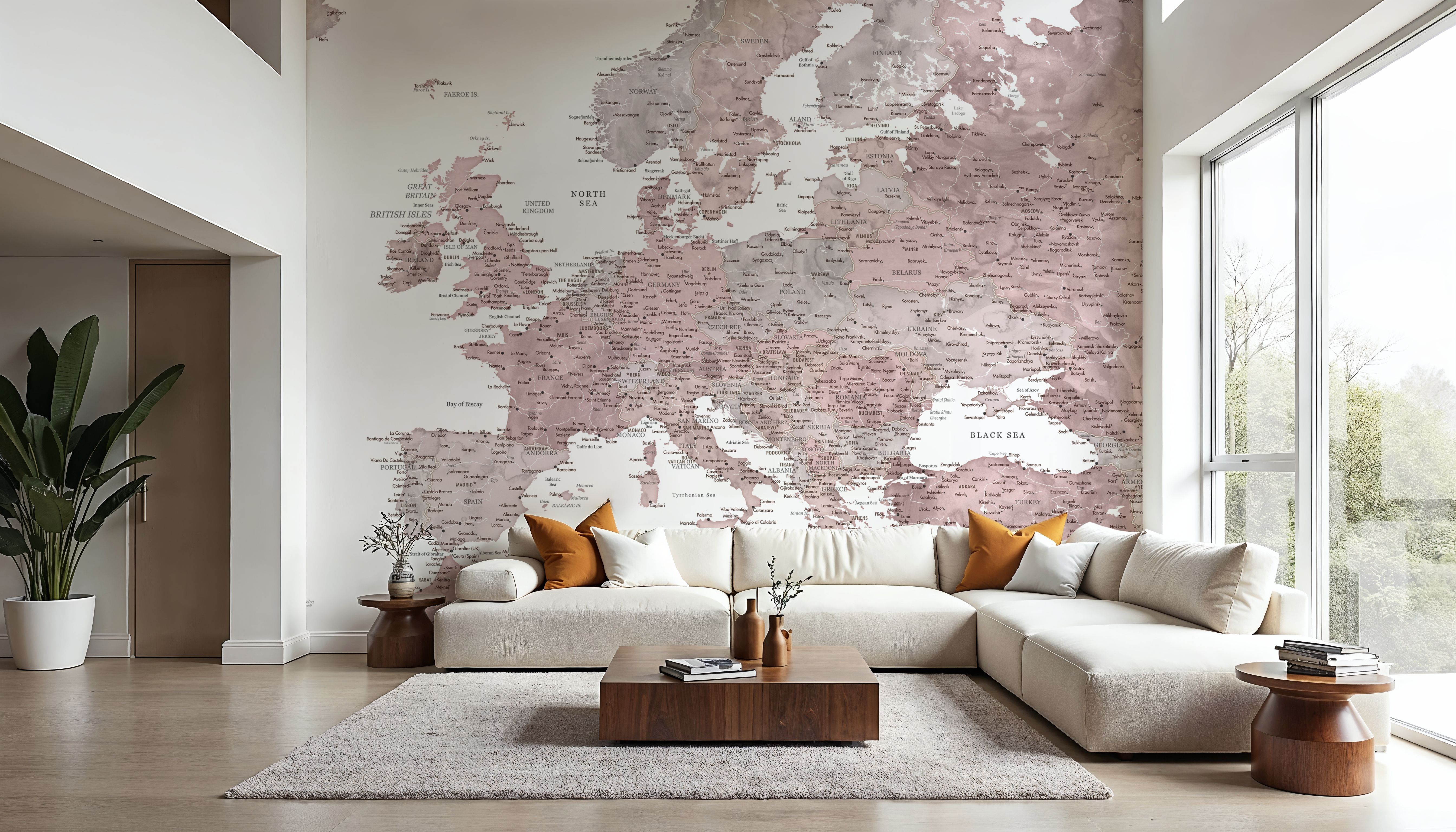 Europe Map Detailed - Linda