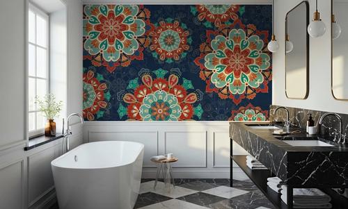 Folk Floral VIII Dark