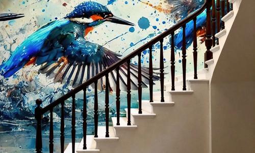 Aqua Flight of Kingfishers