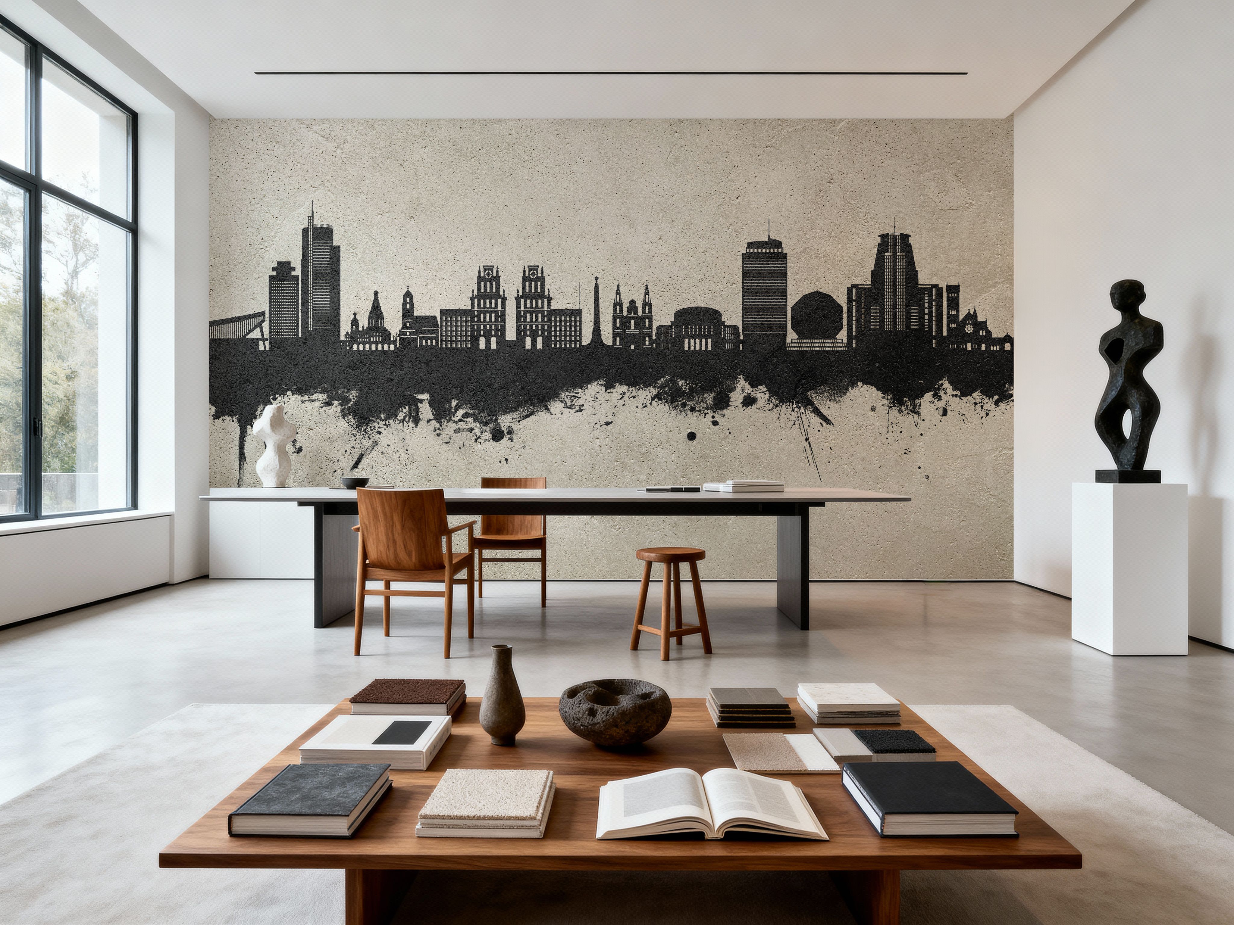 Minsk Belarus Skyline Concrete