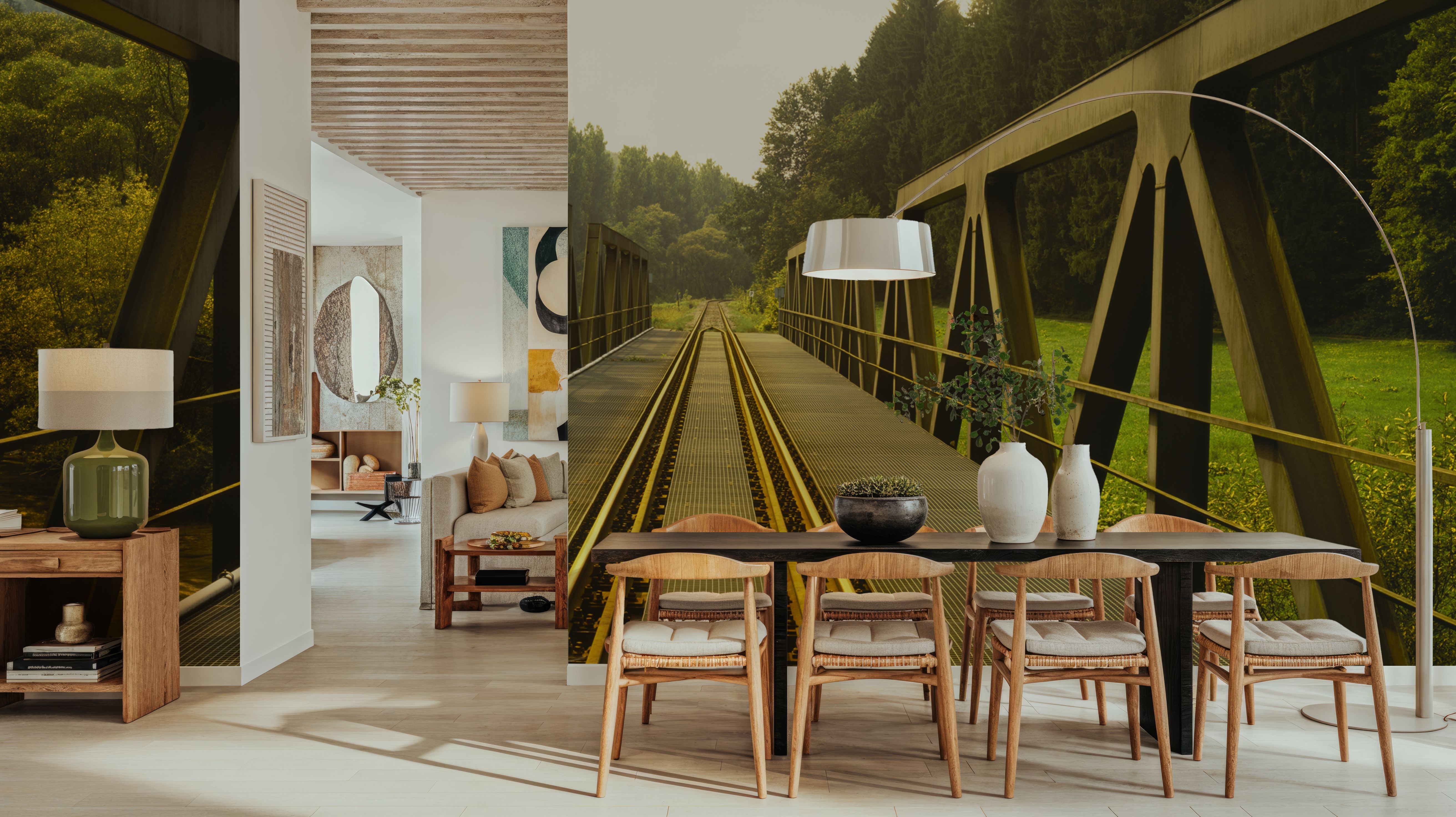 Industrial Serenity, Wallpaper