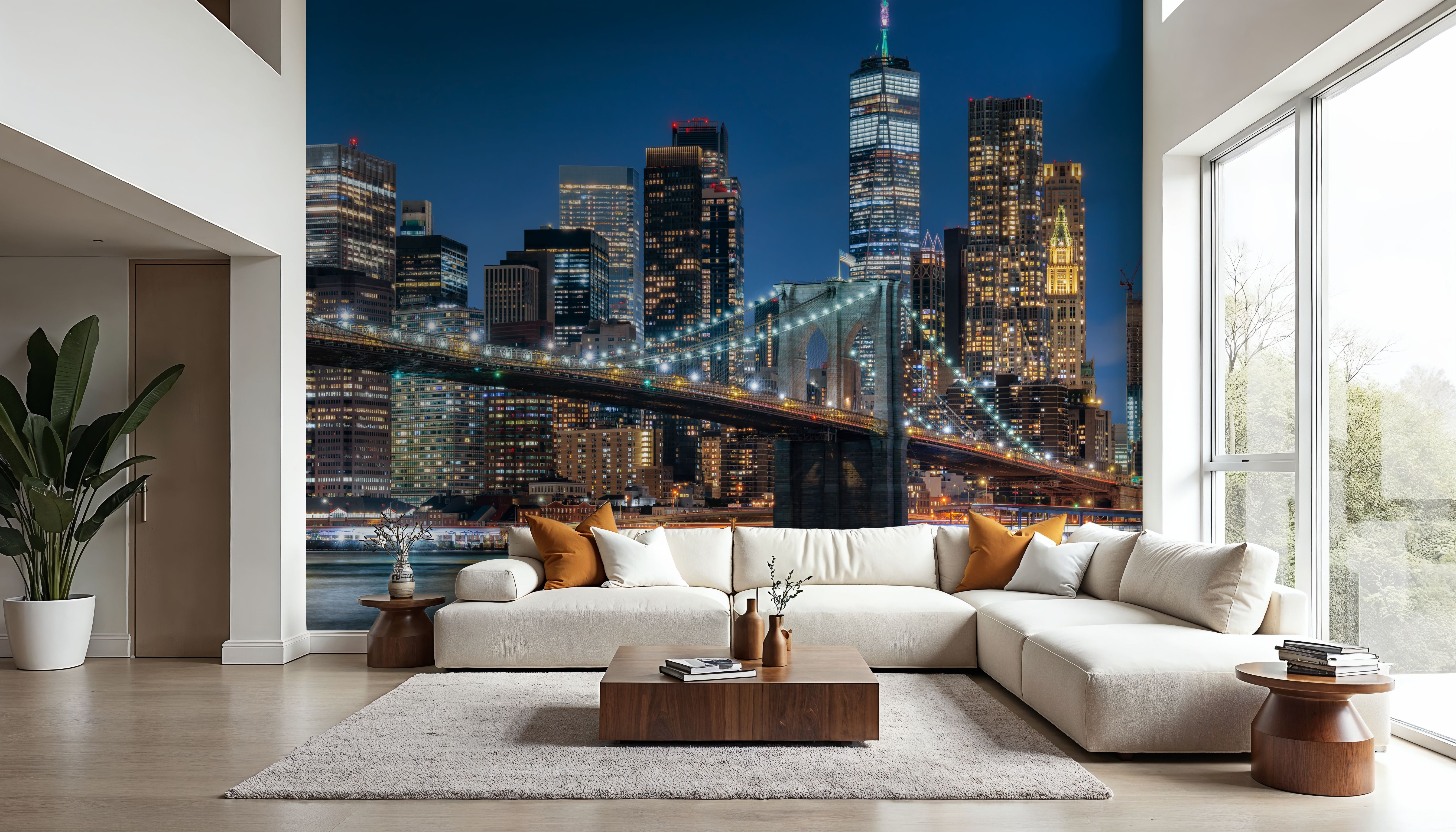 Brooklyn Bridge at Night Pt. II, Wallpaper