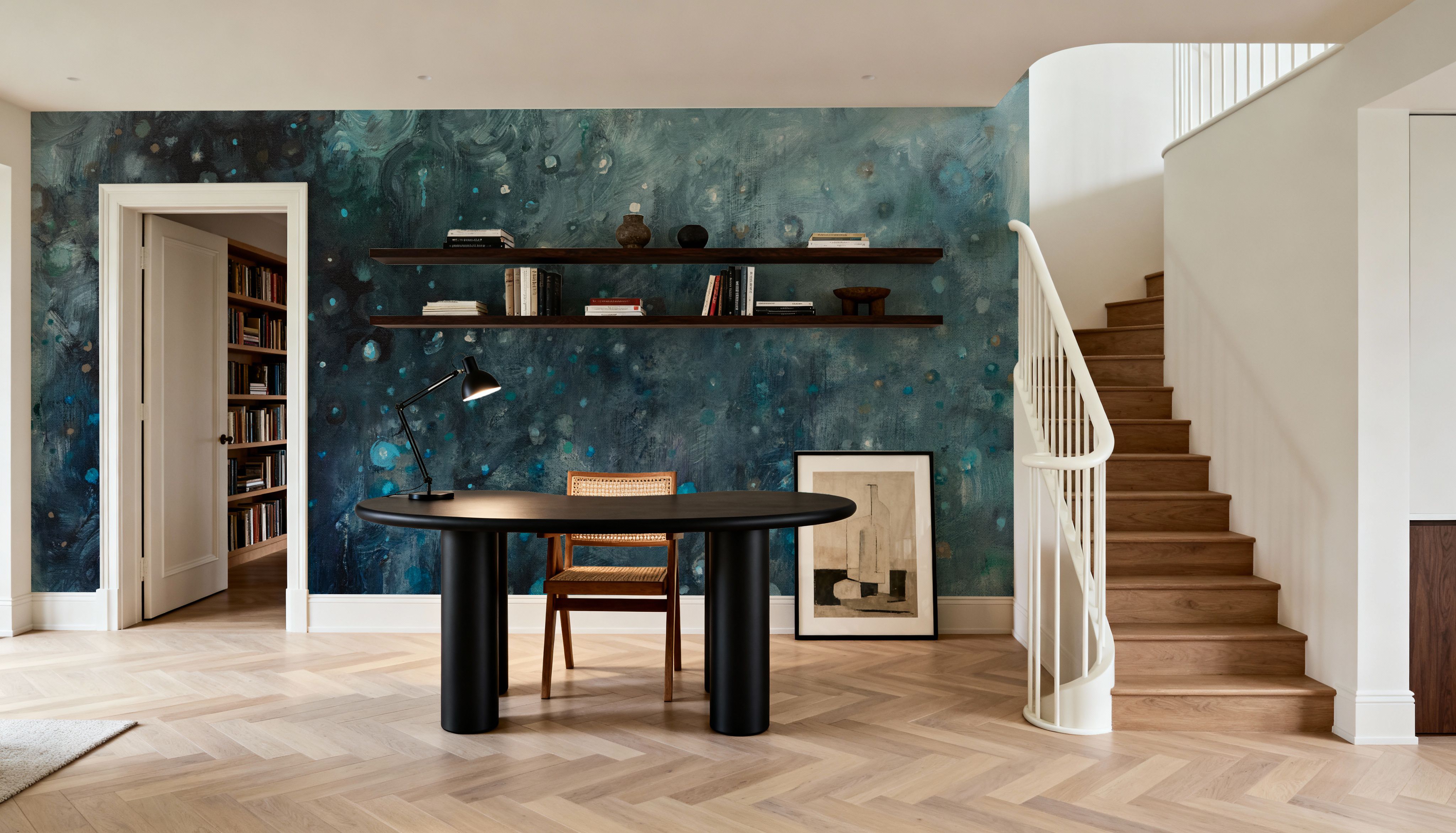 Rain in Gray and Blue