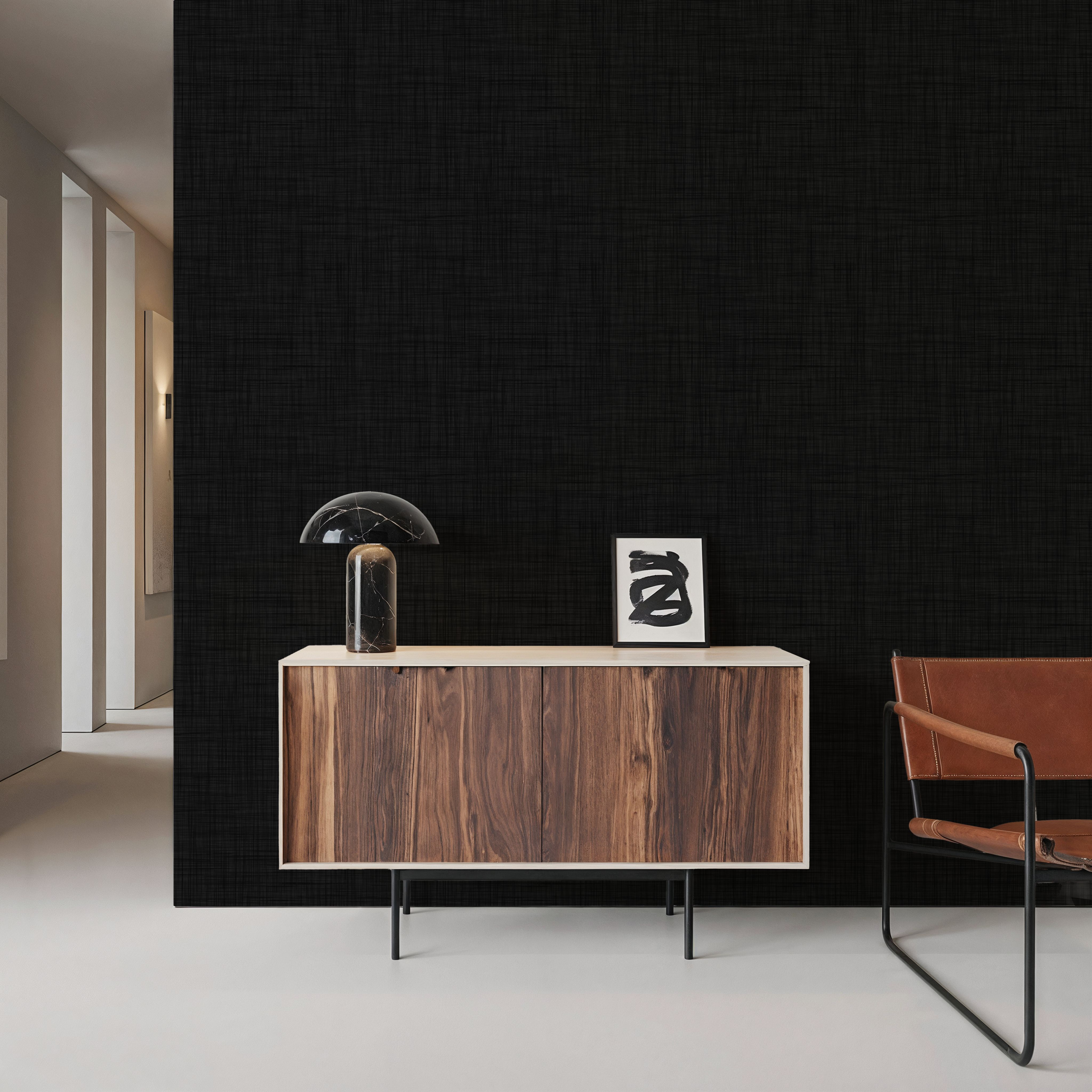 Mottled Linen Effect, Midnight