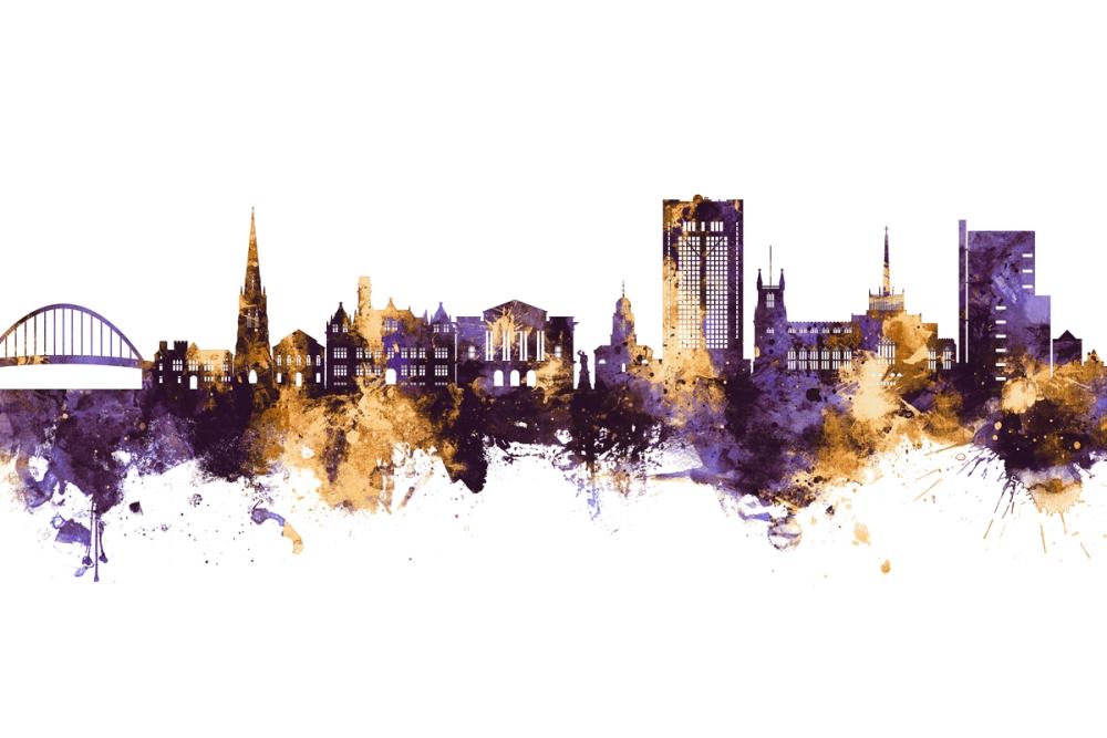 Blackburn England Skyline Purple & Gold