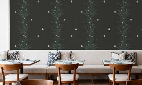 Foliage & Butterflies - Slate
