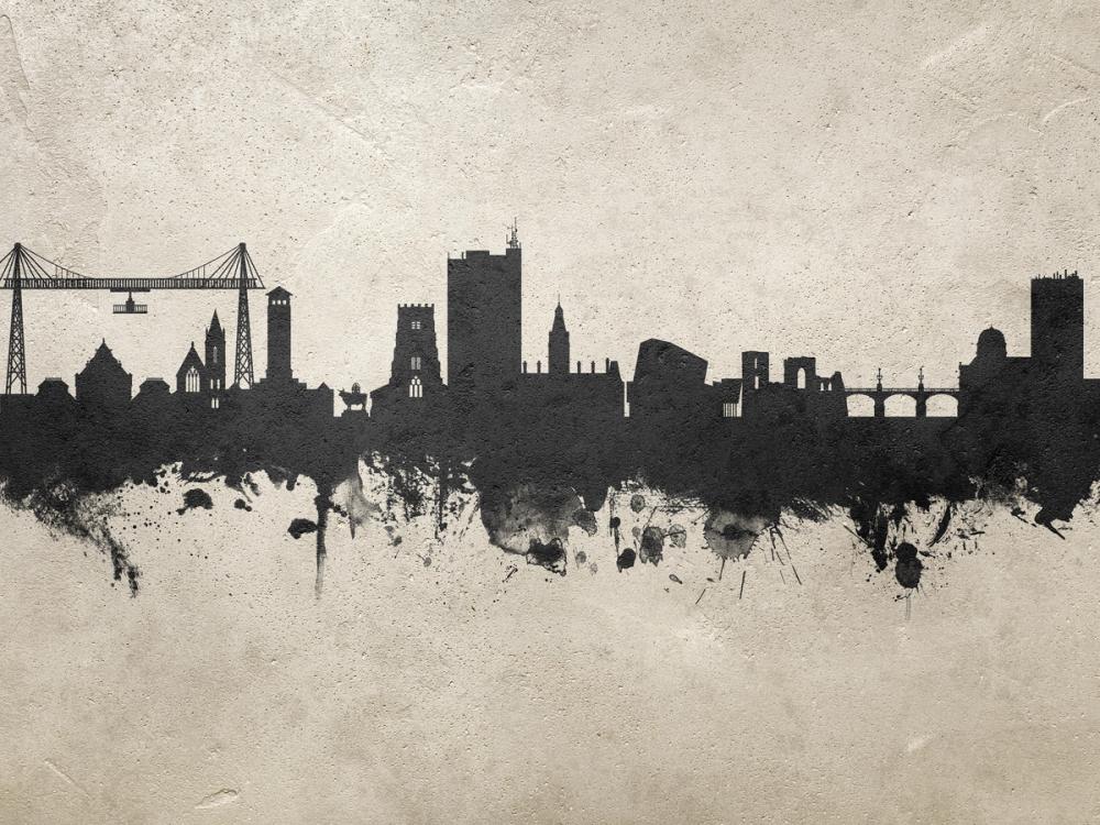 Newport Wales Skyline Concrete