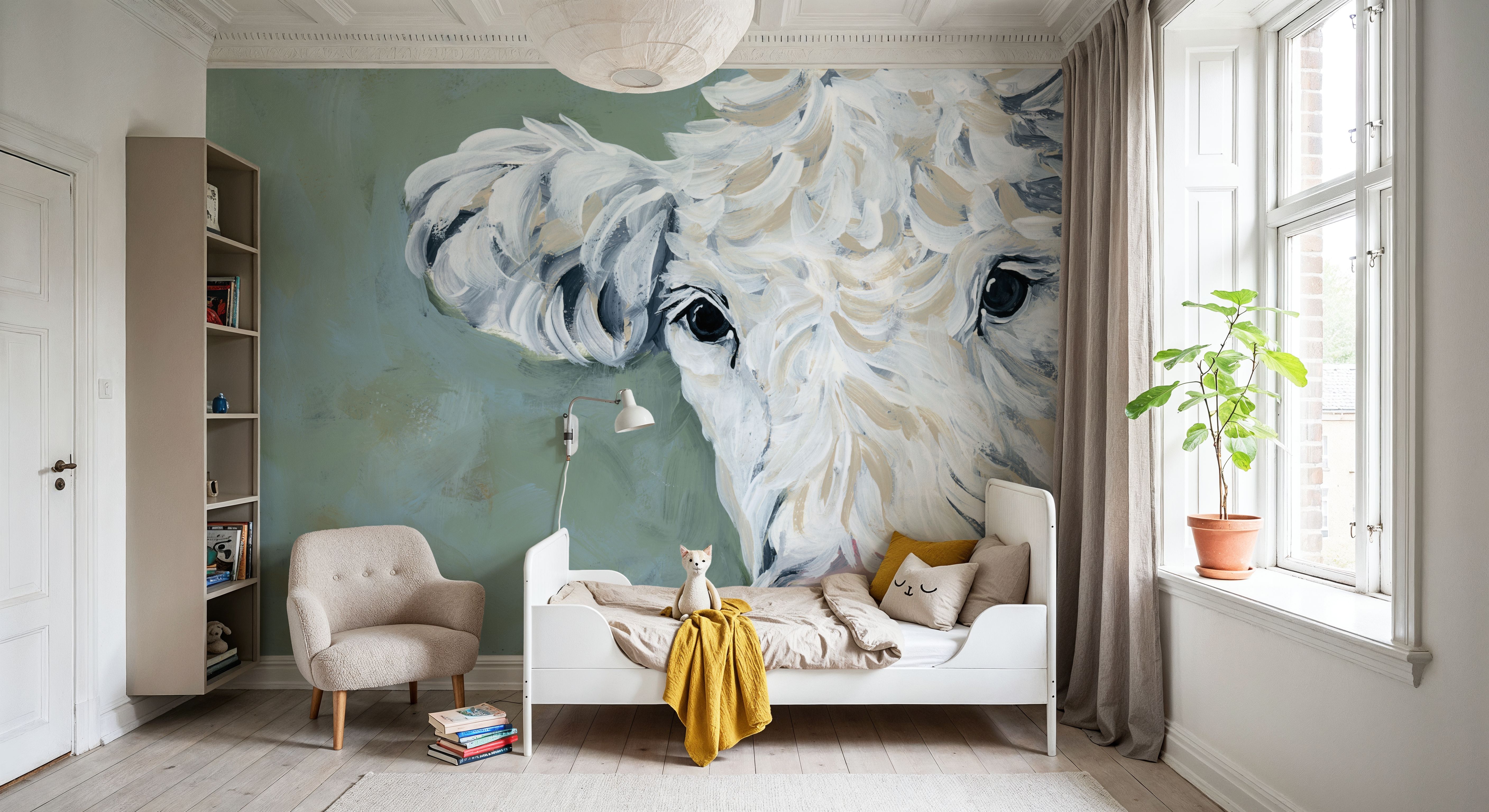 Peekaboo Cow, Papier peint