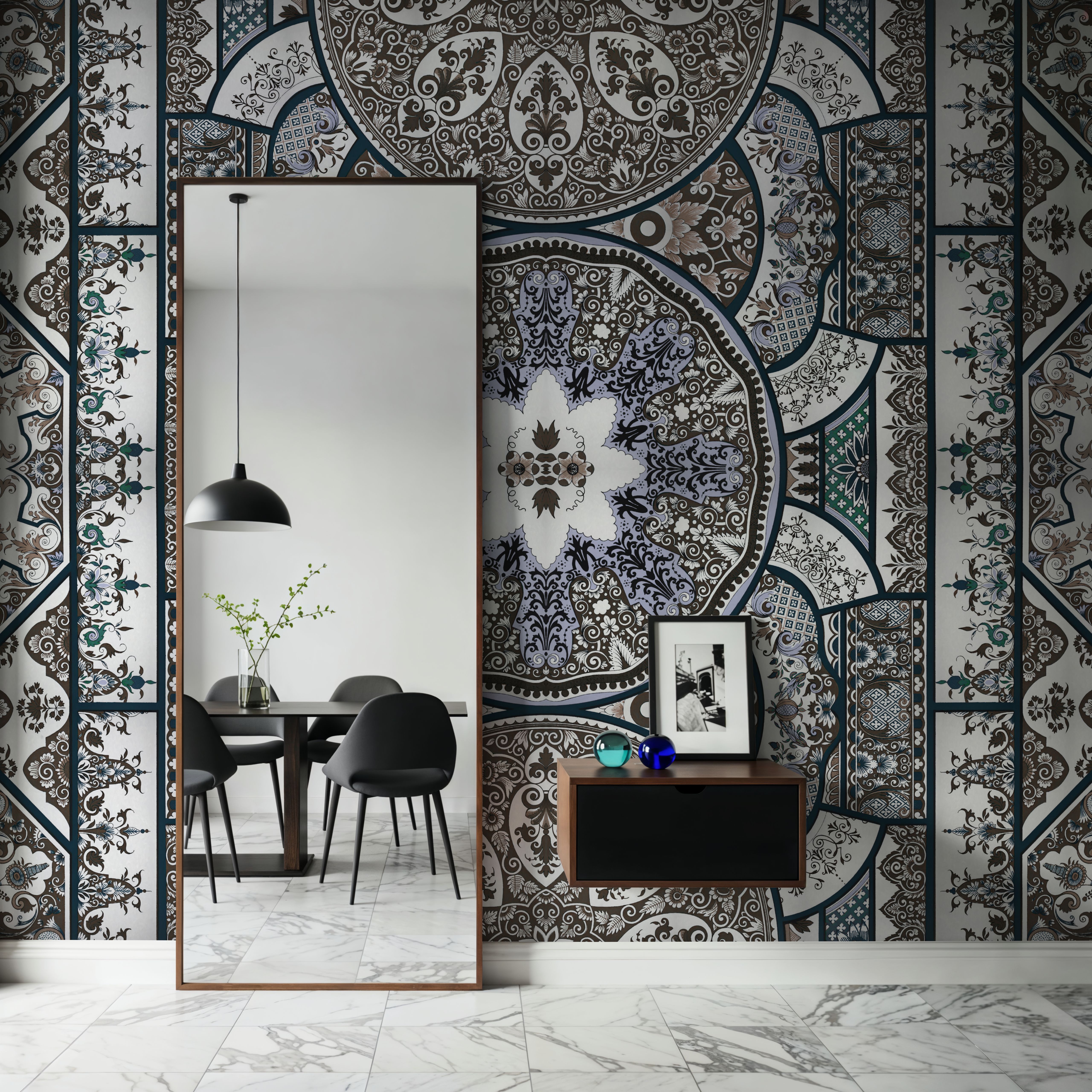 Eastern Tales, Brown & Lavender